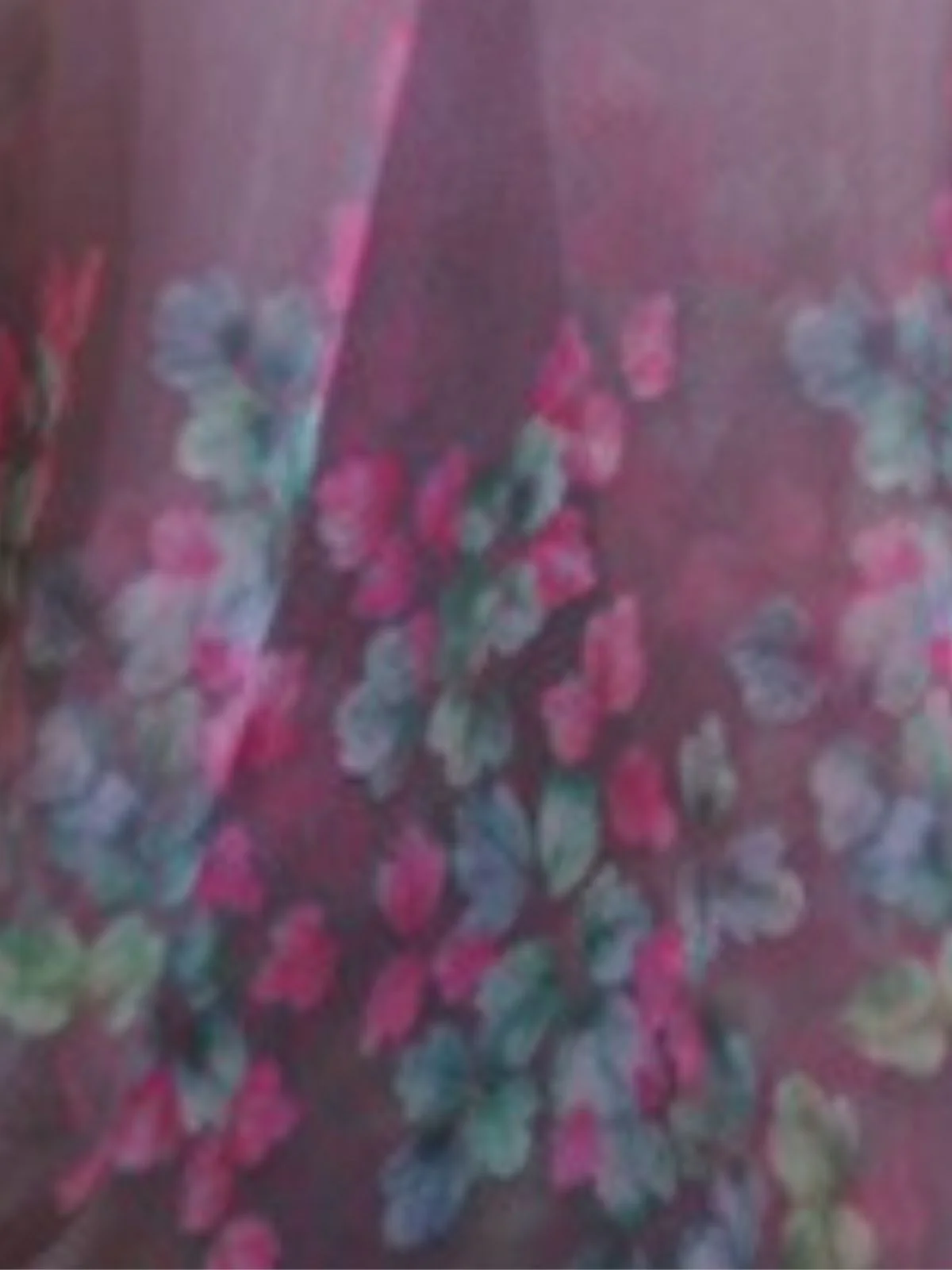 Odette Mauve Organza Printed Saree With Unstitched Blouse For Women - Image 3