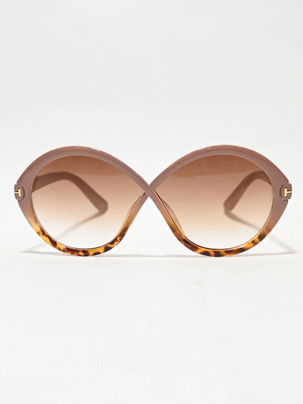Odette Mauve PC Solid Sunglasses For Women - Image 2