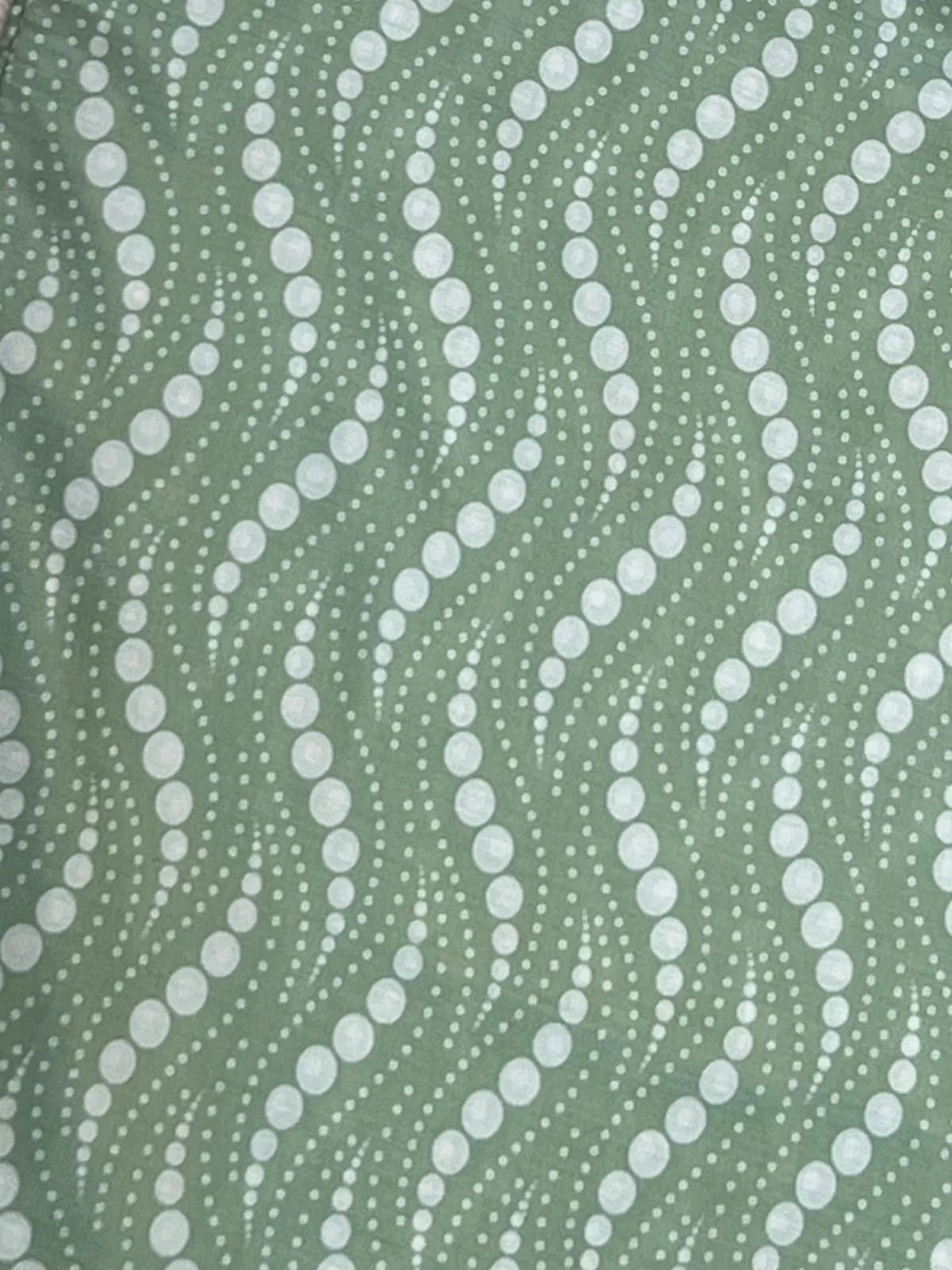 Odette Mint Green Silk Blend Printed Solid Kurti For Women - Image 5