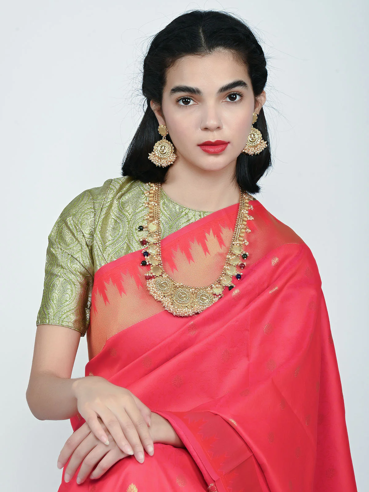 Odette Multicolor Alloy Kundan And Stone Jewellery Set For Women - Image 2