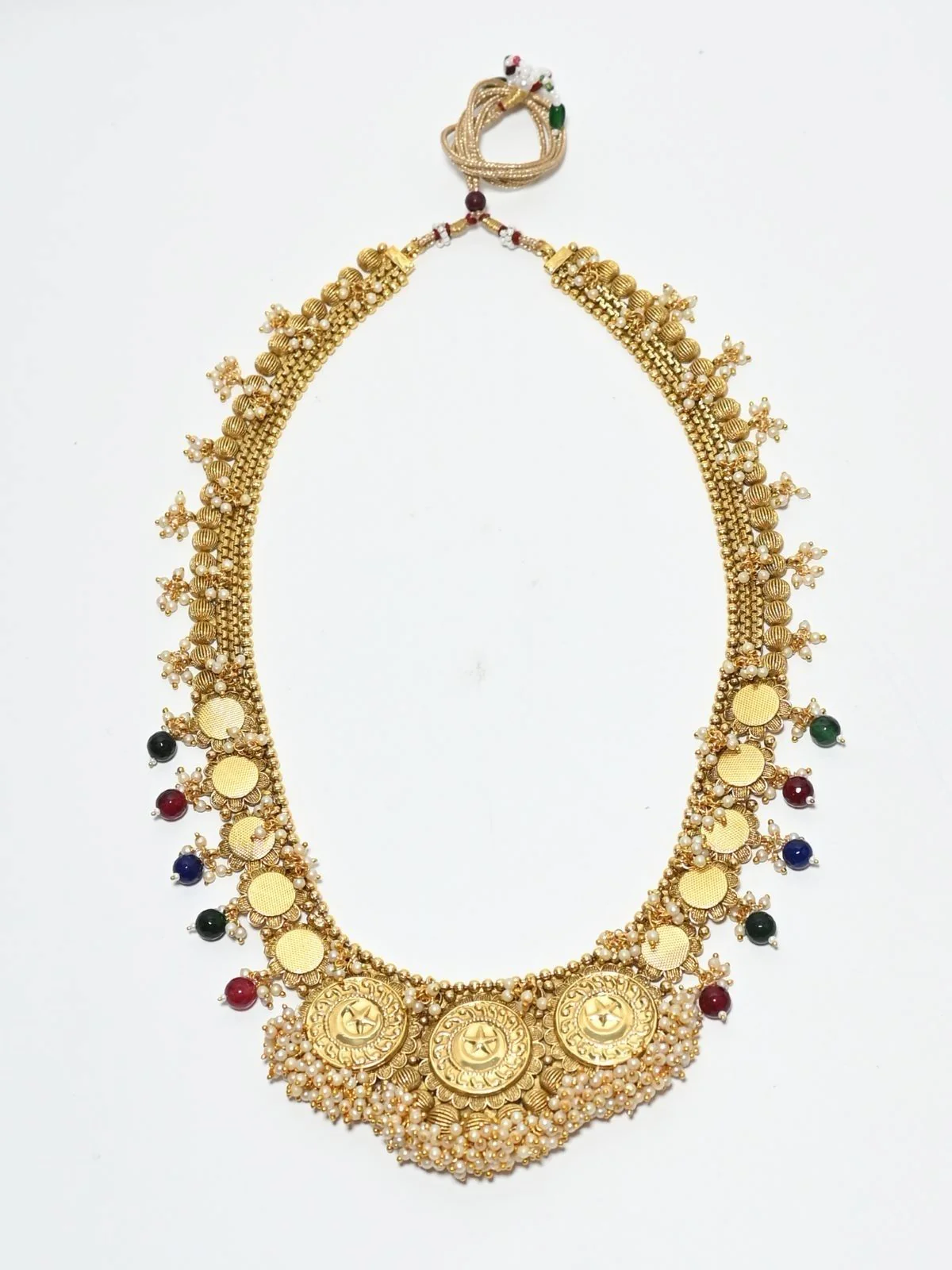 Odette Multicolor Alloy Kundan And Stone Jewellery Set For Women - Image 4