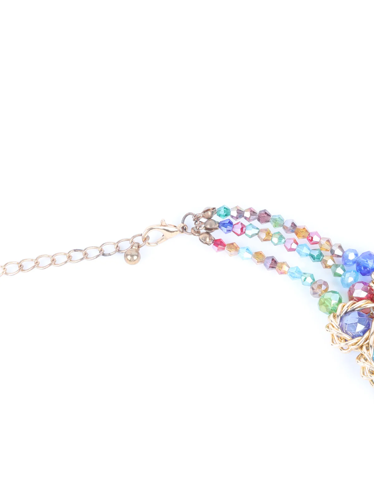 Odette Multicolor Beaded Western Choker Neckpiece For Women - Image 4