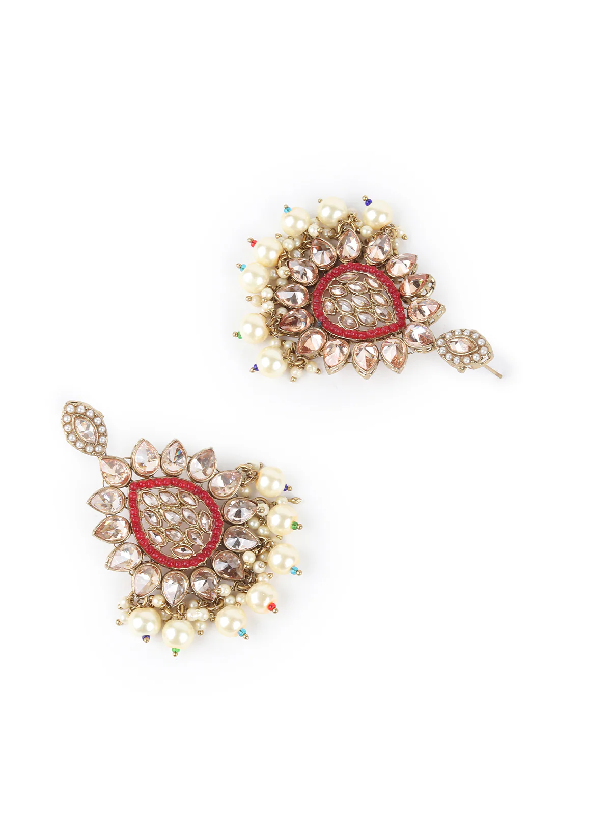 Odette Multicolor Beads And Kundan Embellished Choker Neck Piece For Women - Image 6