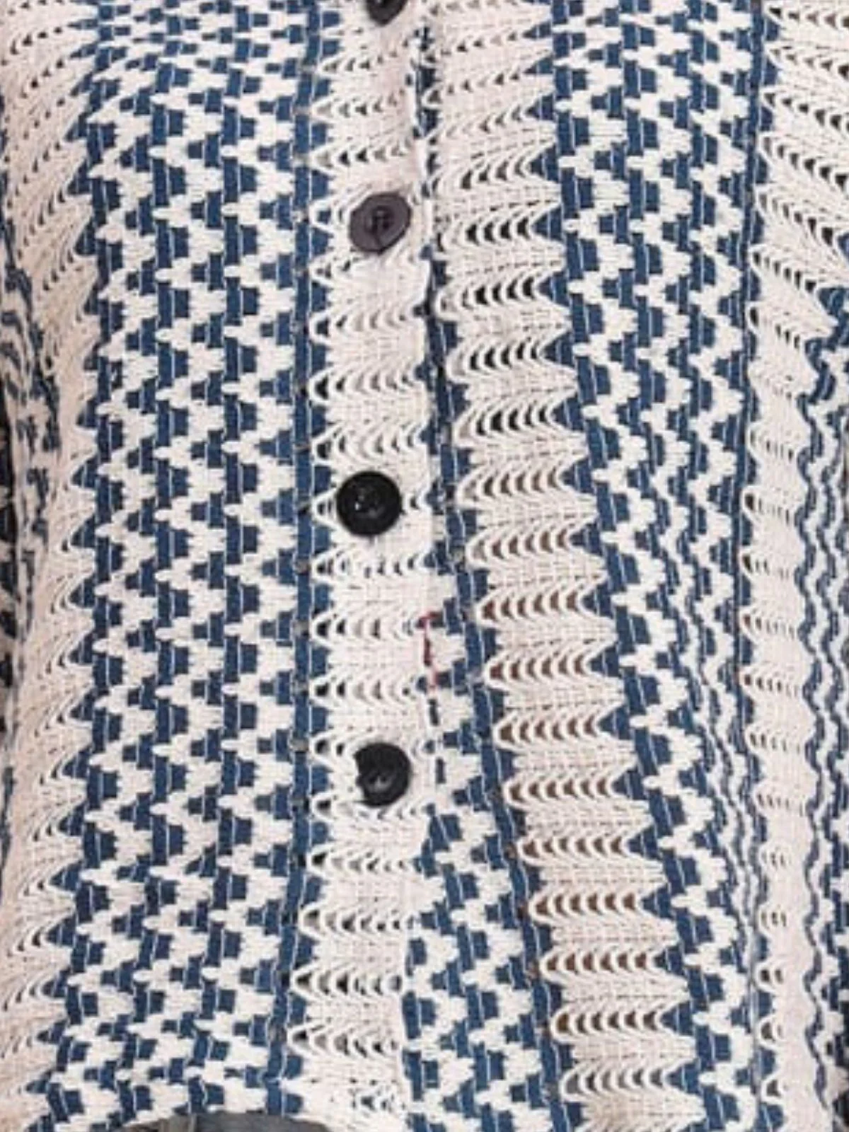 Odette Multicolor Cotton Printed Shirt For Women - Image 4