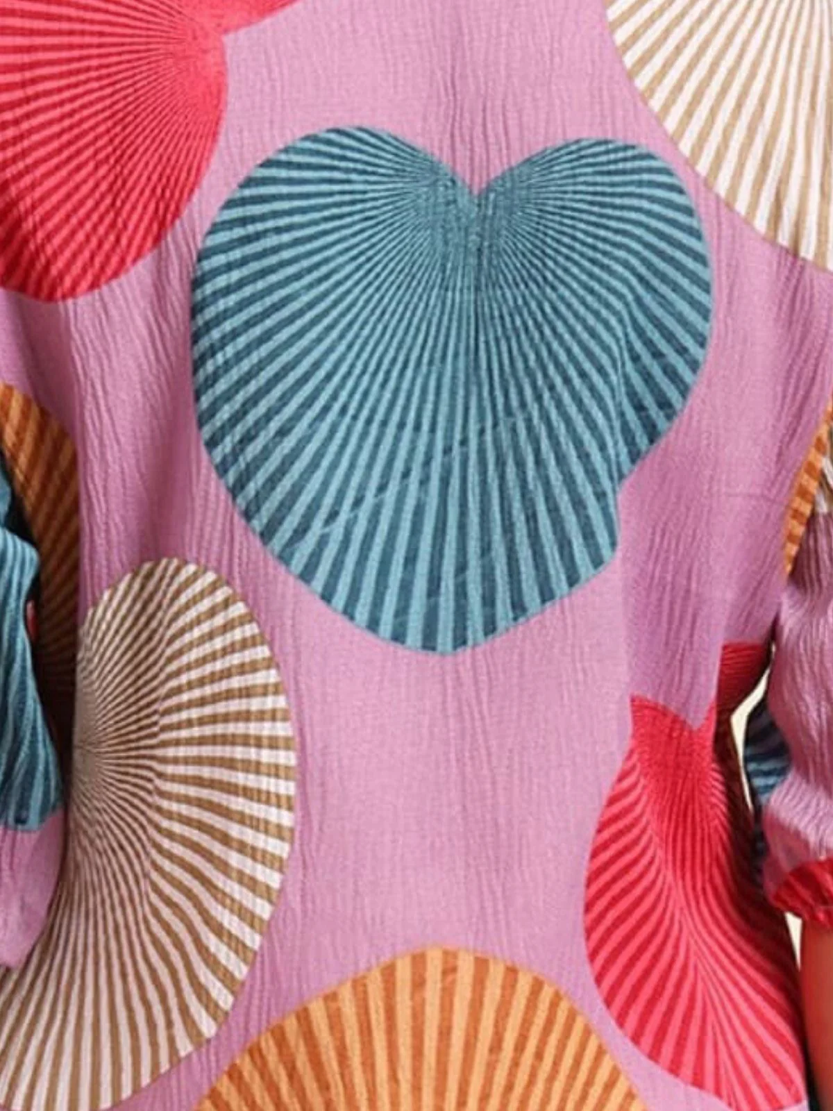 Odette Multicolor Delta Solid Shirt  For Women - Image 4