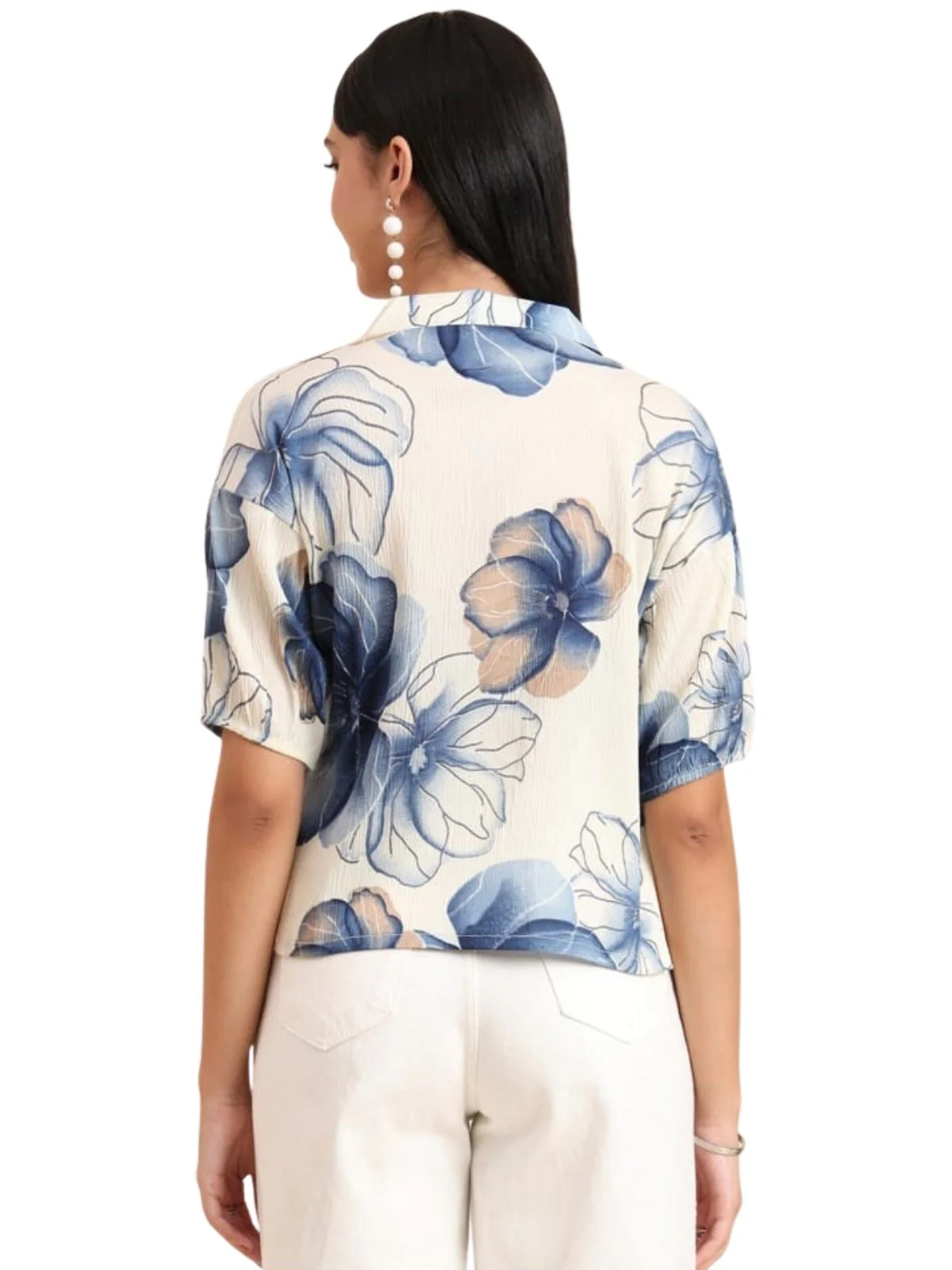 Odette Multicolor Delta Solid Shirt  For Women - Image 3