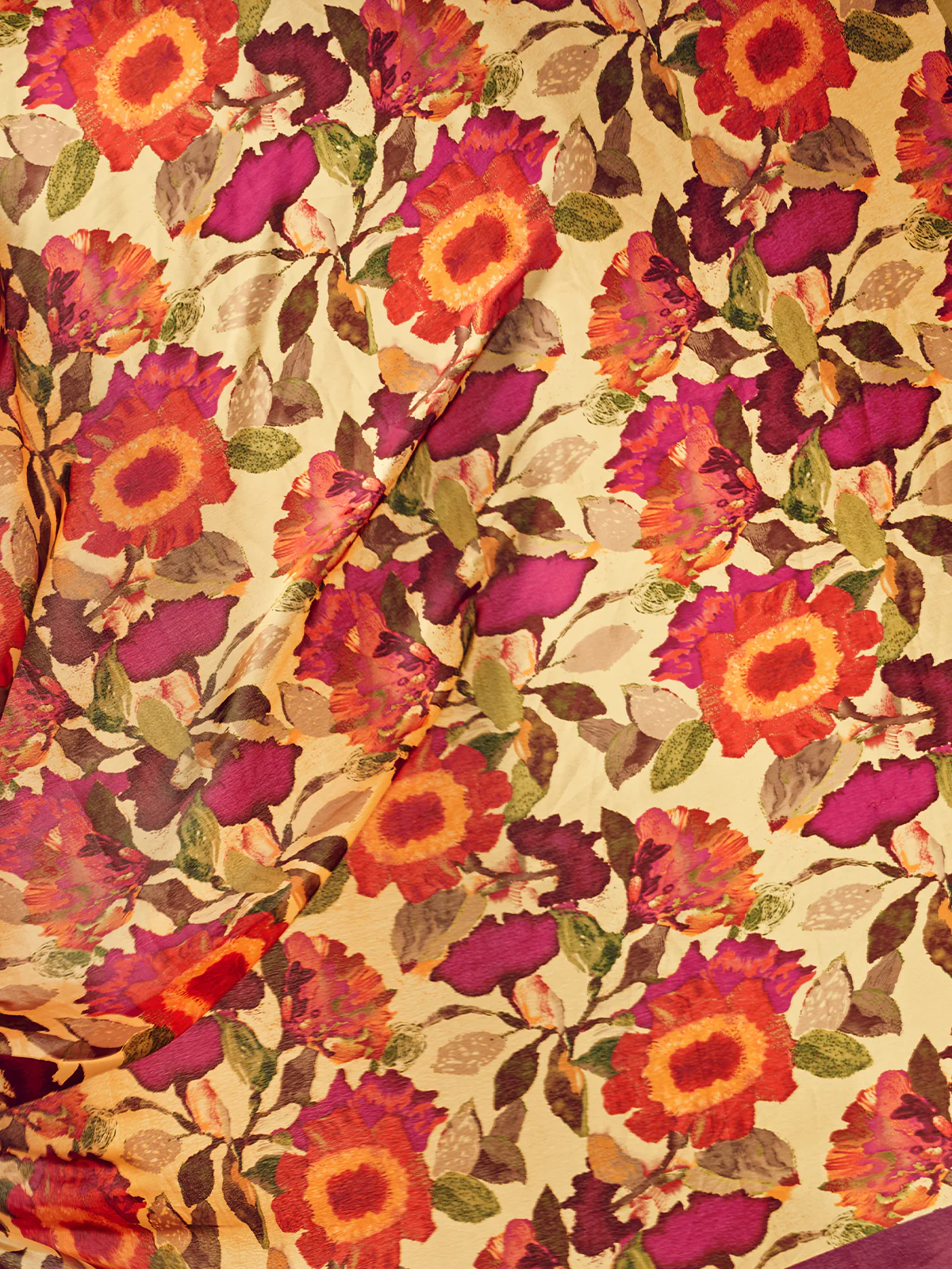 Odette Multicolor Digital Printed Saree For Women - Image 4