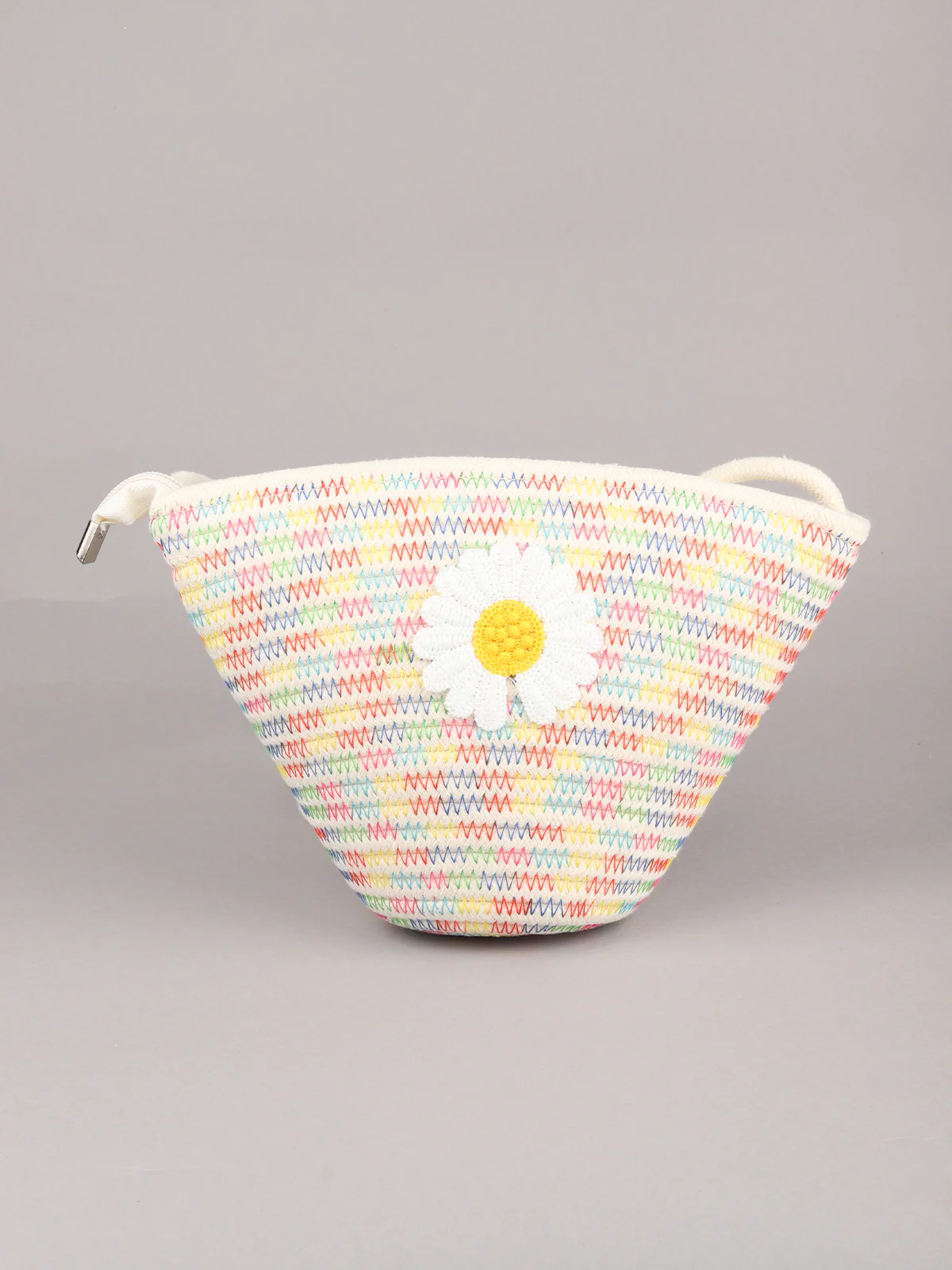 Odette Multicolor Flower Embellished Sling Bag for Women - Image 3