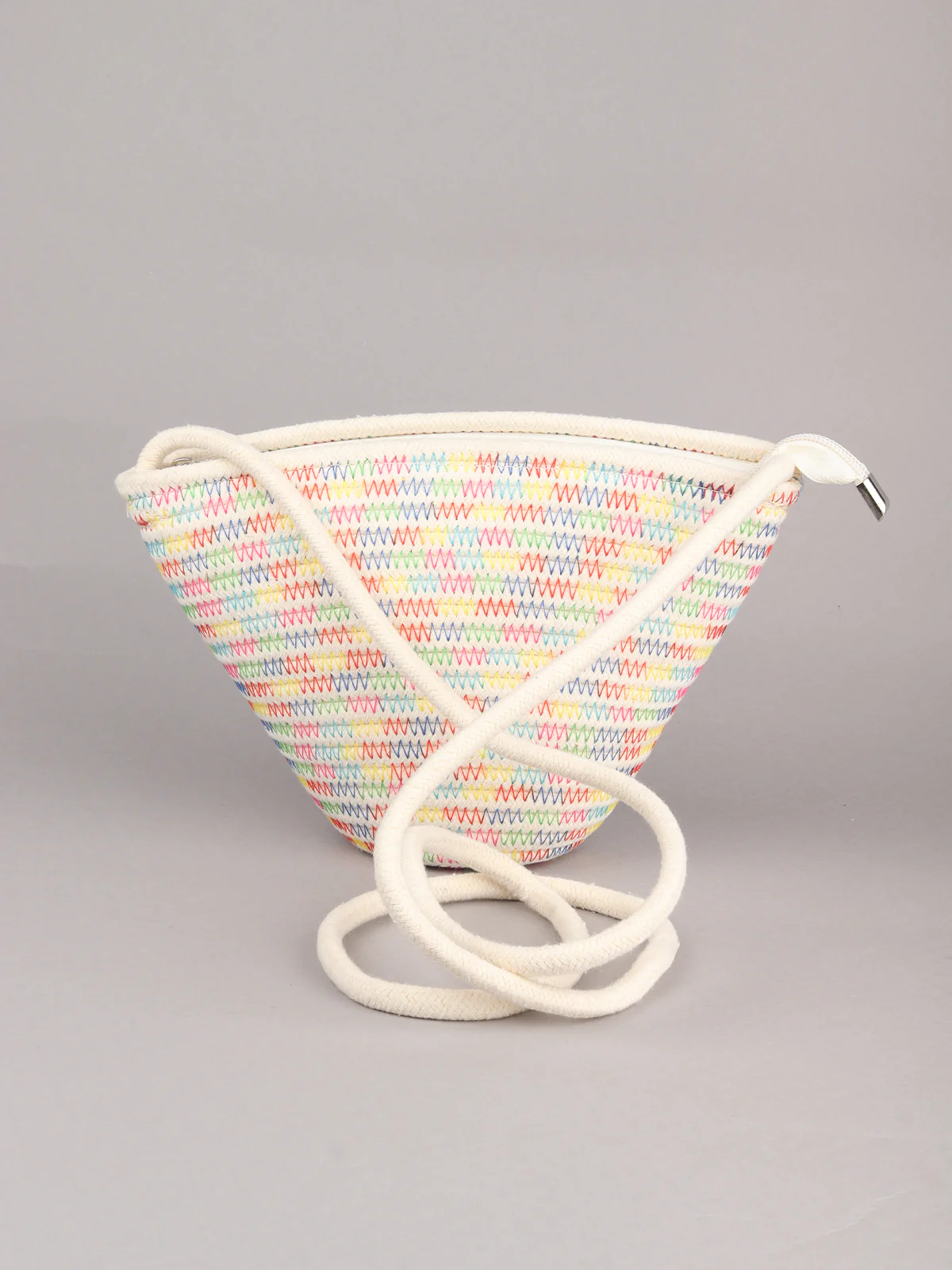 Odette Multicolor Flower Embellished Sling Bag for Women - Image 5