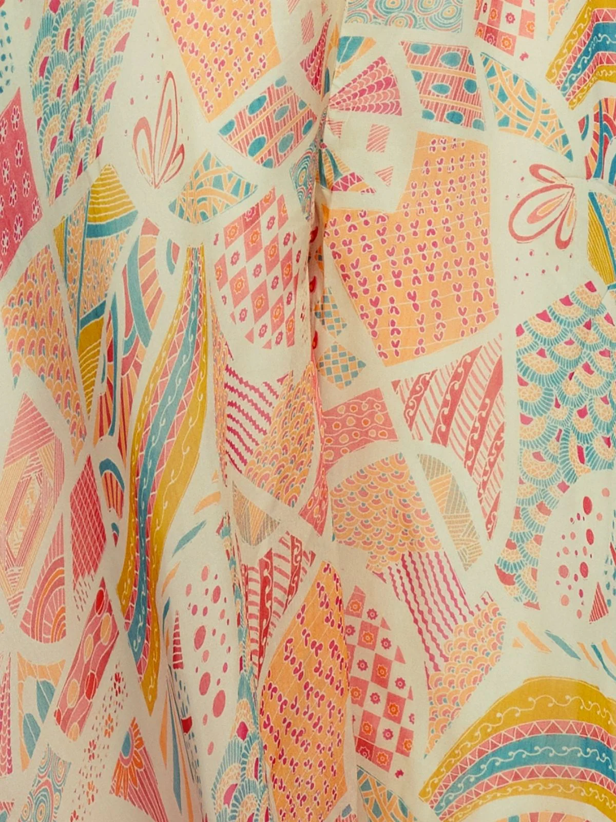 Odette Multicolor Organza Printed Co-Ord Set For Women - Image 9
