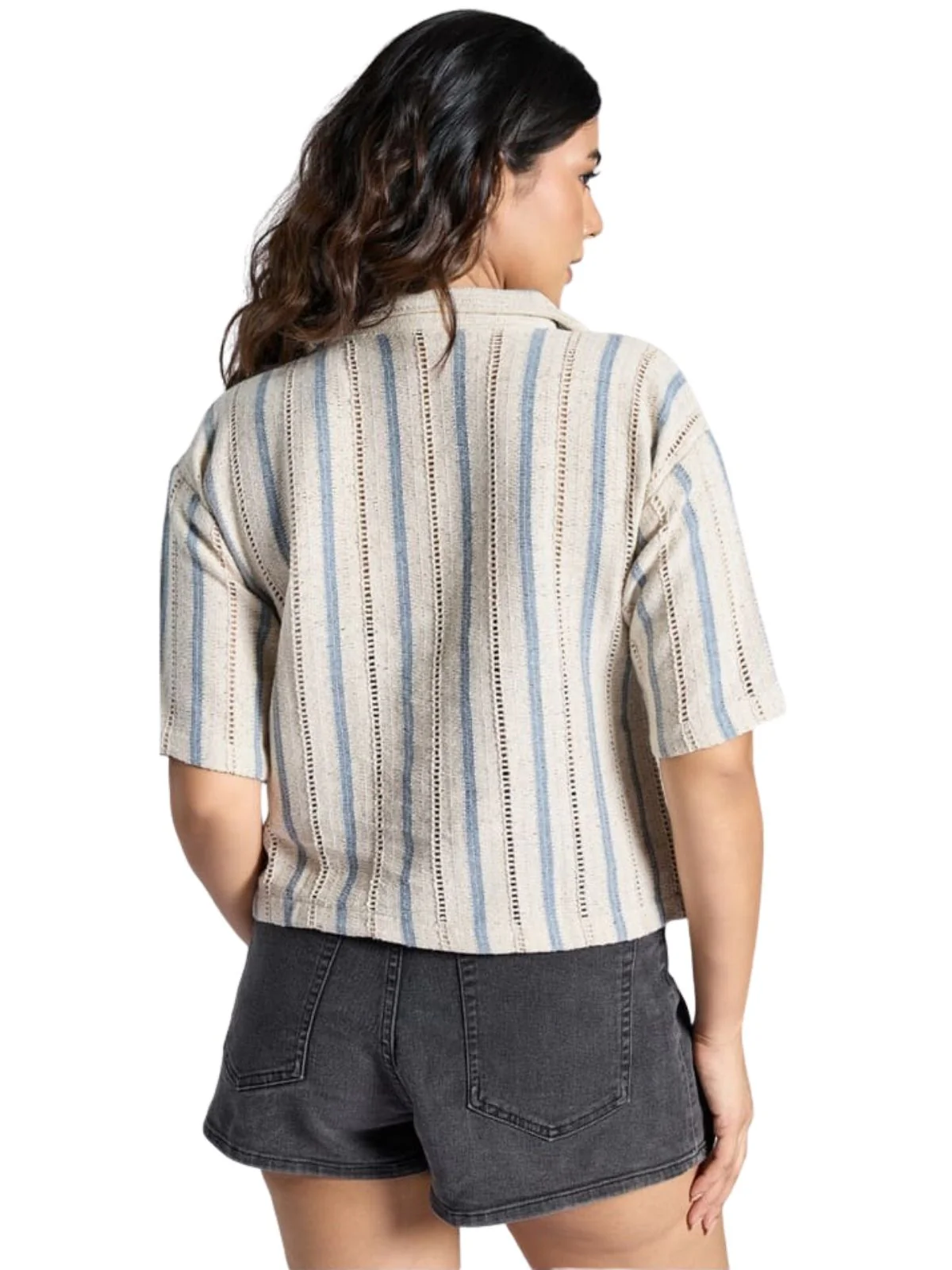 Odette Multicolor Poly Cotton Printed Shirt For Women - Image 3
