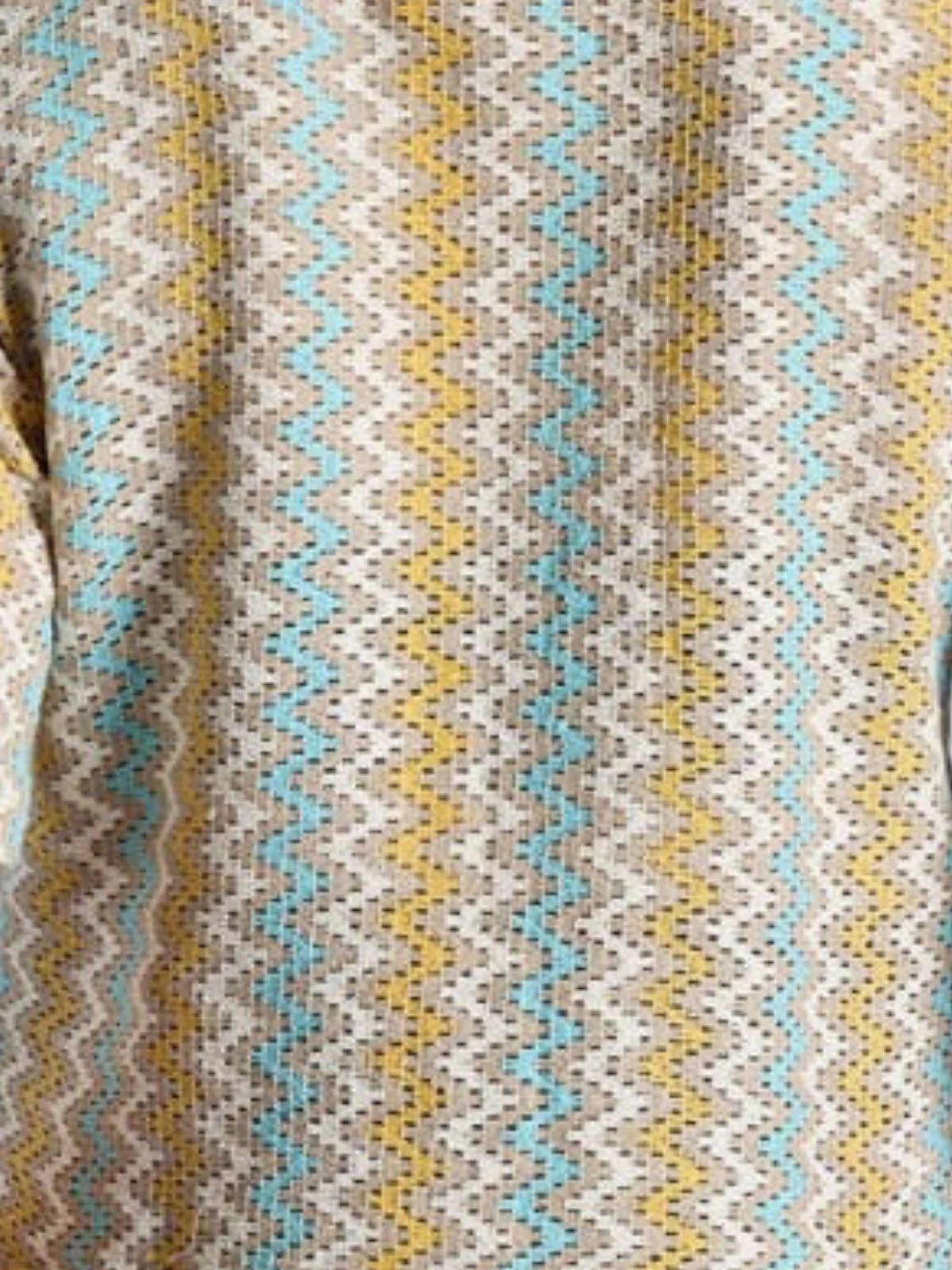 Odette Multicolor Poly Cotton Printed Shirt For Women - Image 4