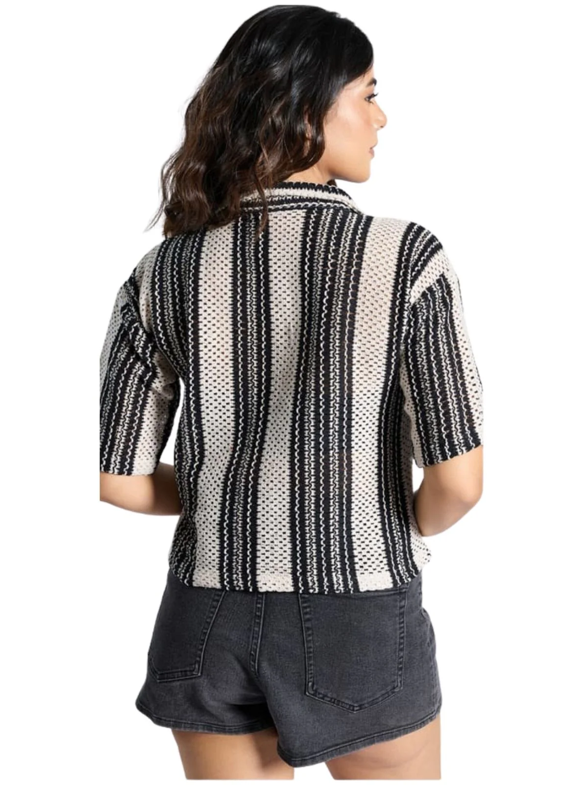 Odette Multicolor Poly Cotton Printed Shirt For Women - Image 3