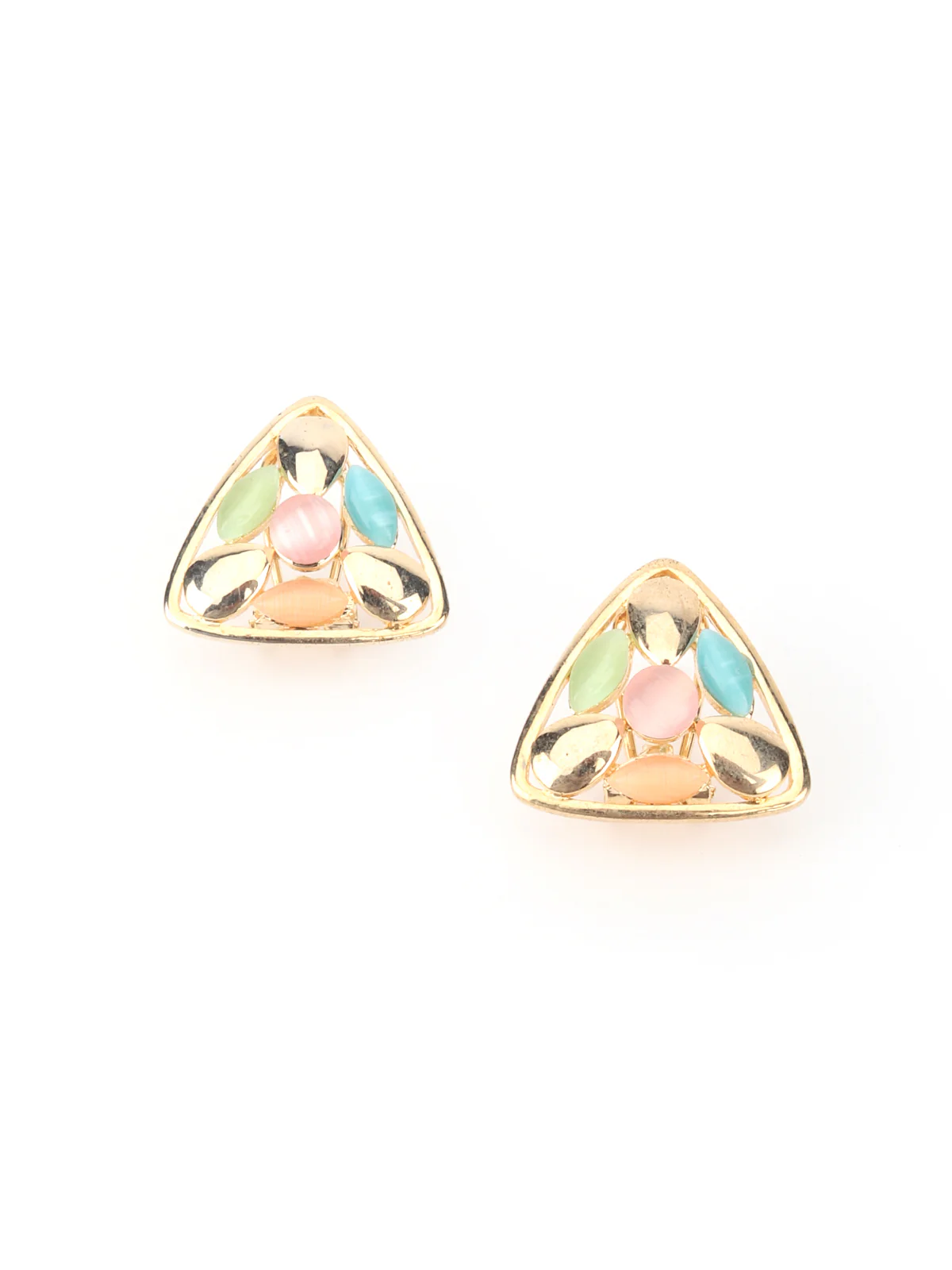 Odette Multicolor Studs Earring For Women - Image 2