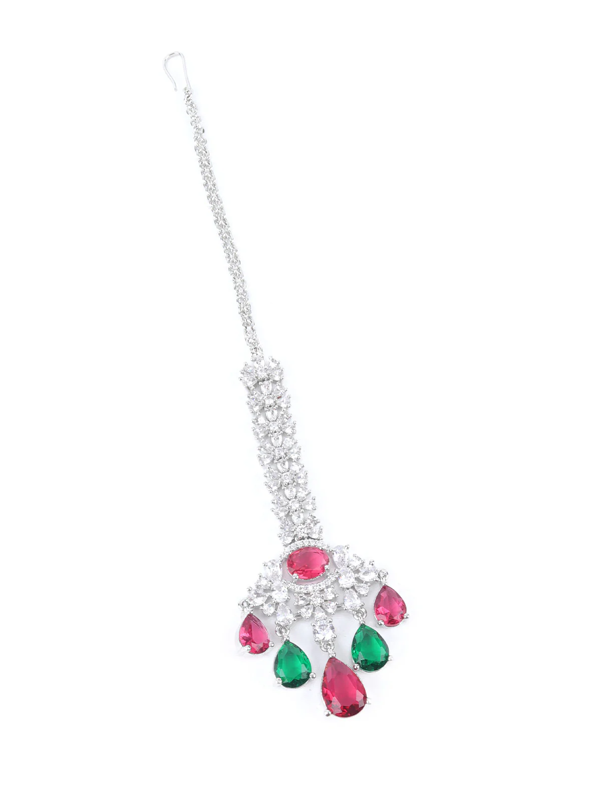 Odette Multicolour Alloy Embellished Jewellery Set For Women - Image 6