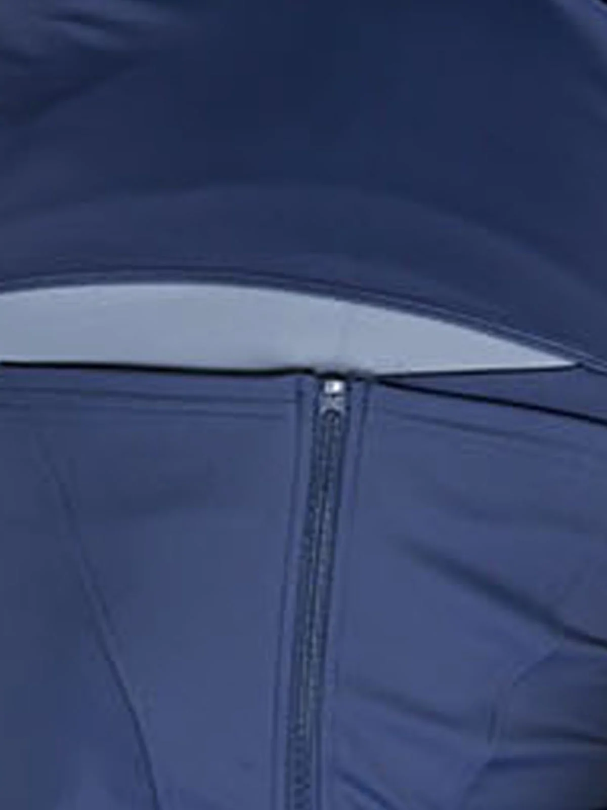 Odette Navy Blue Polyester Lycra Solid Active Wear For Women - Image 5