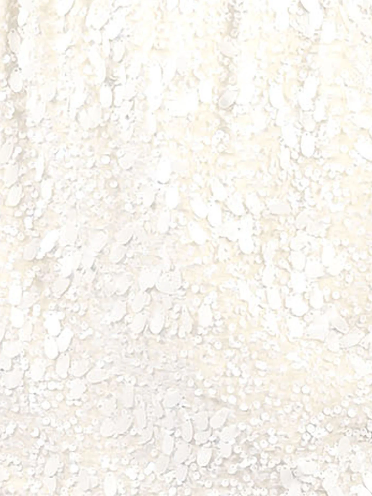 Odette Off White Net Sequence Mini Skirt For Women - Image 5