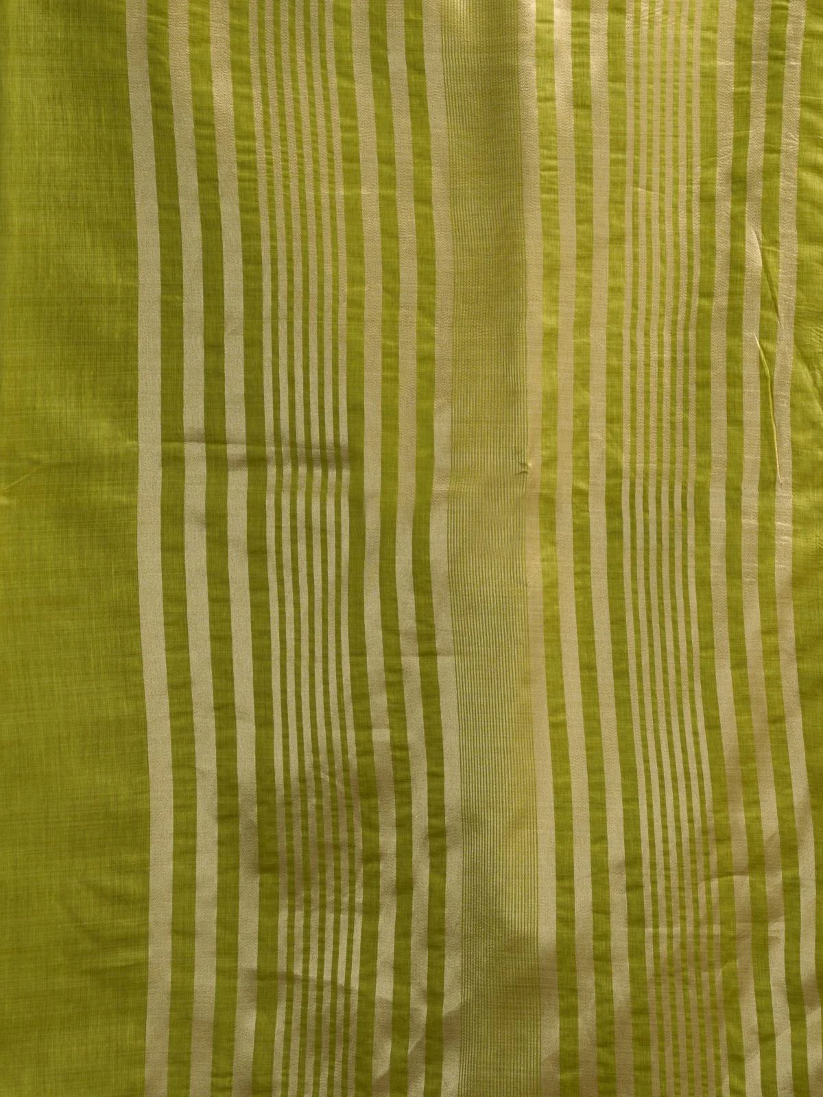 Odette Olive Green Cotton Blend Woven Saree For Women - Image 5