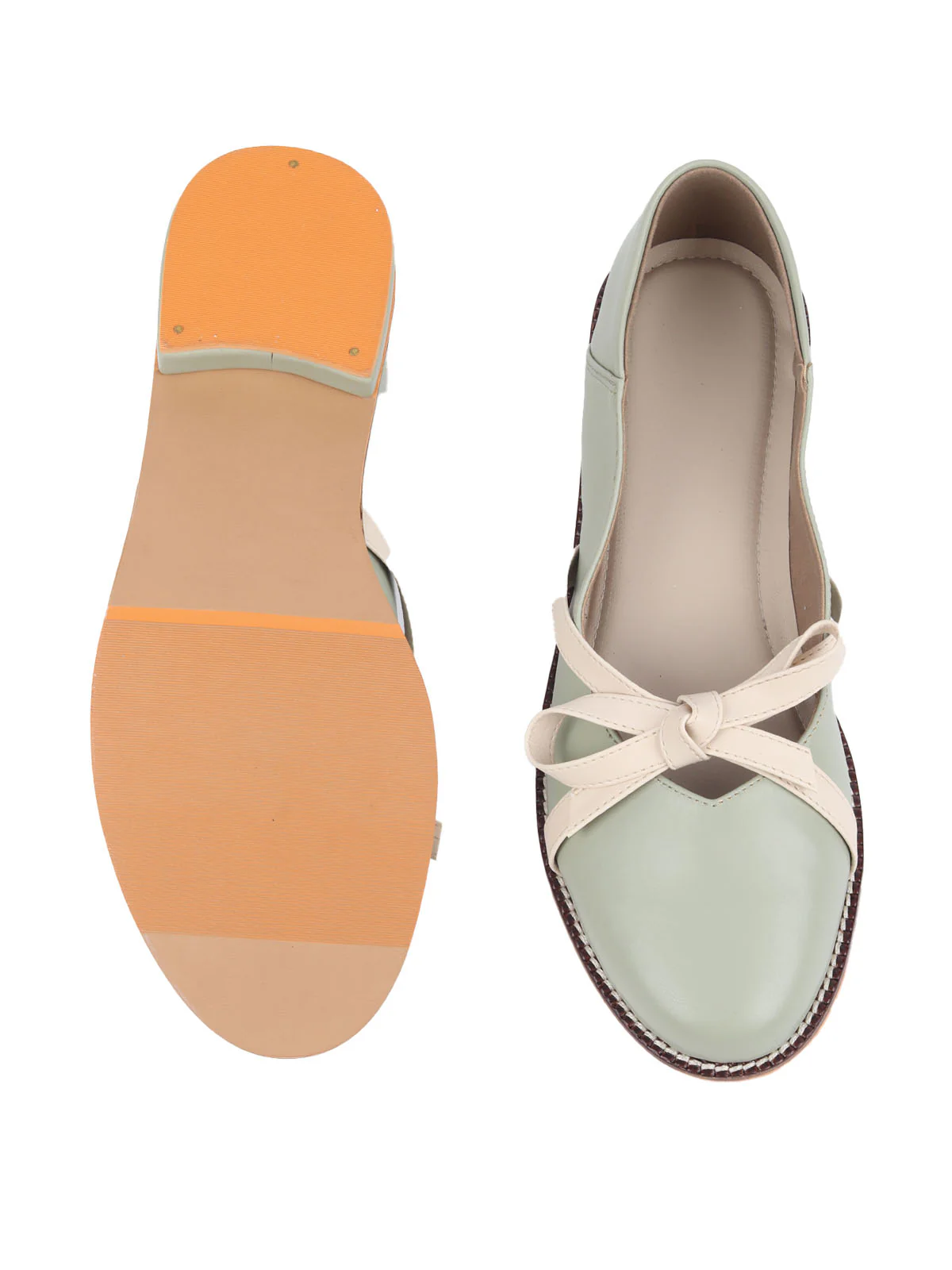 Odette Olive Textured Casual Shoes For Women - Image 7