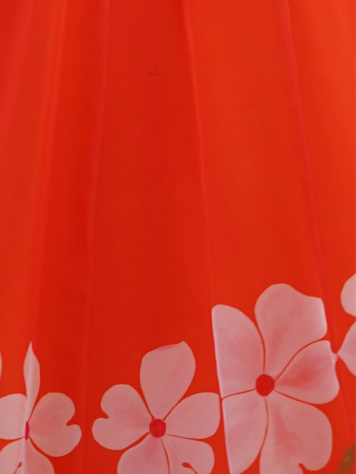 Odette Orange Organza Printed Stitched Gown With Dupatta For Women - Image 7