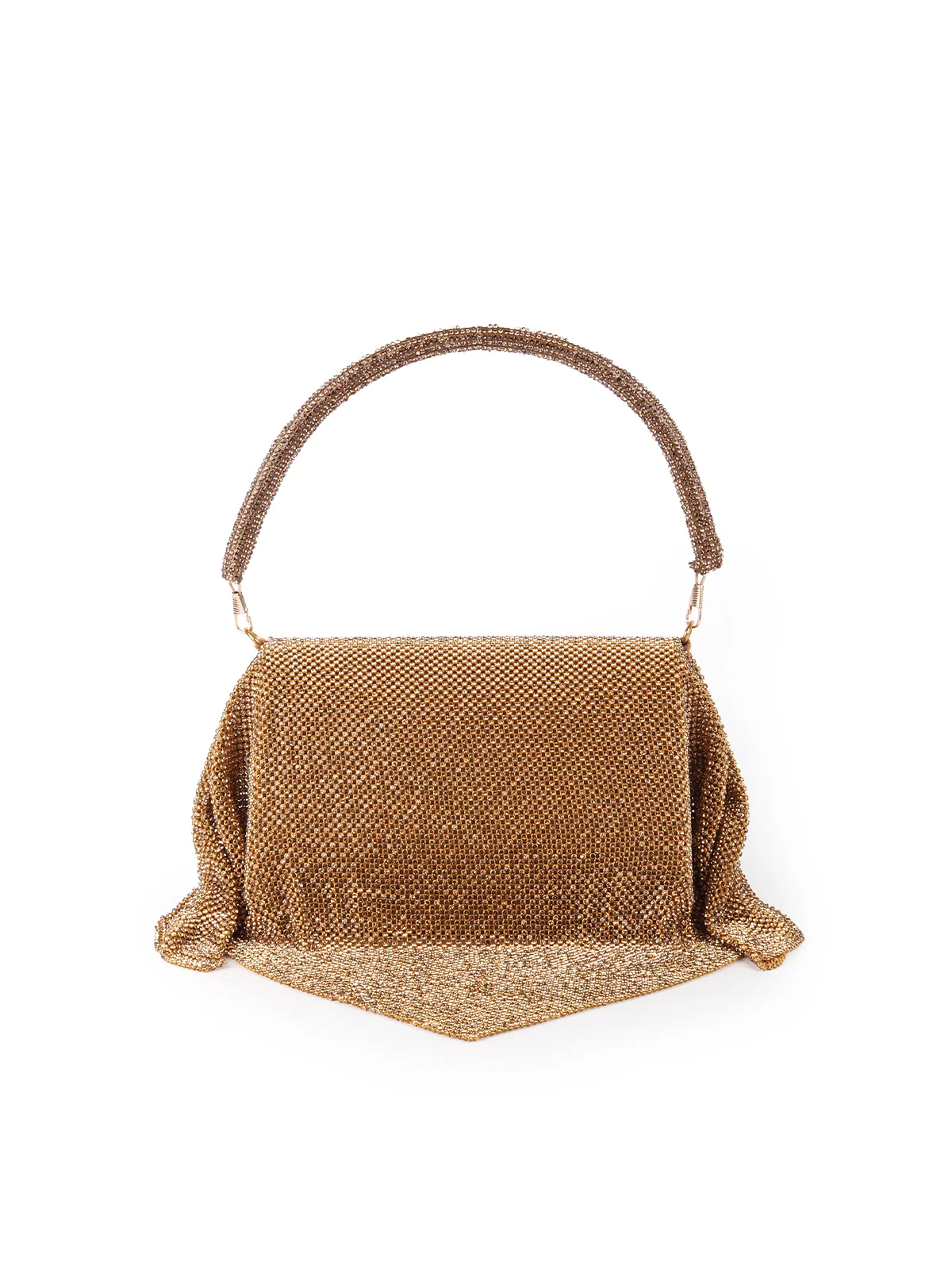 Odette Ornate Golden Patterned Clutch For Women - Image 5