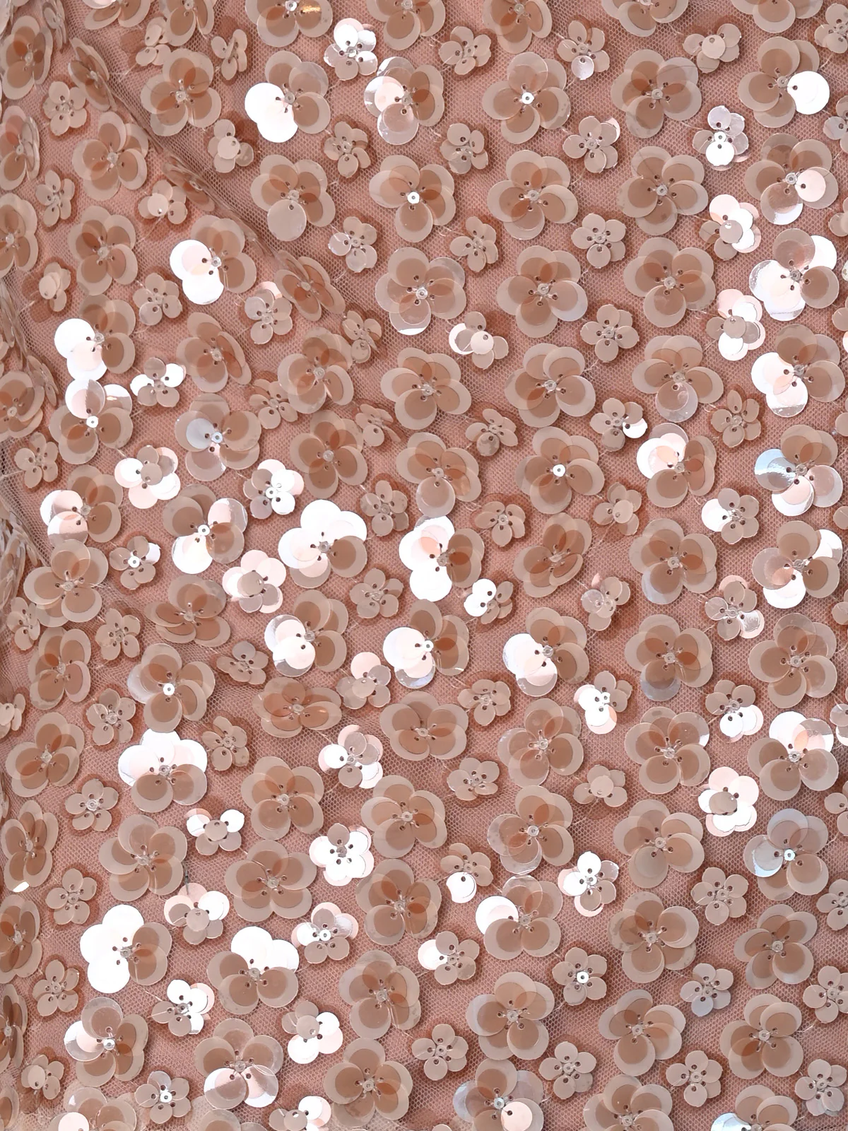 Odette Peach Net Sequence Skirt For Women - Image 4