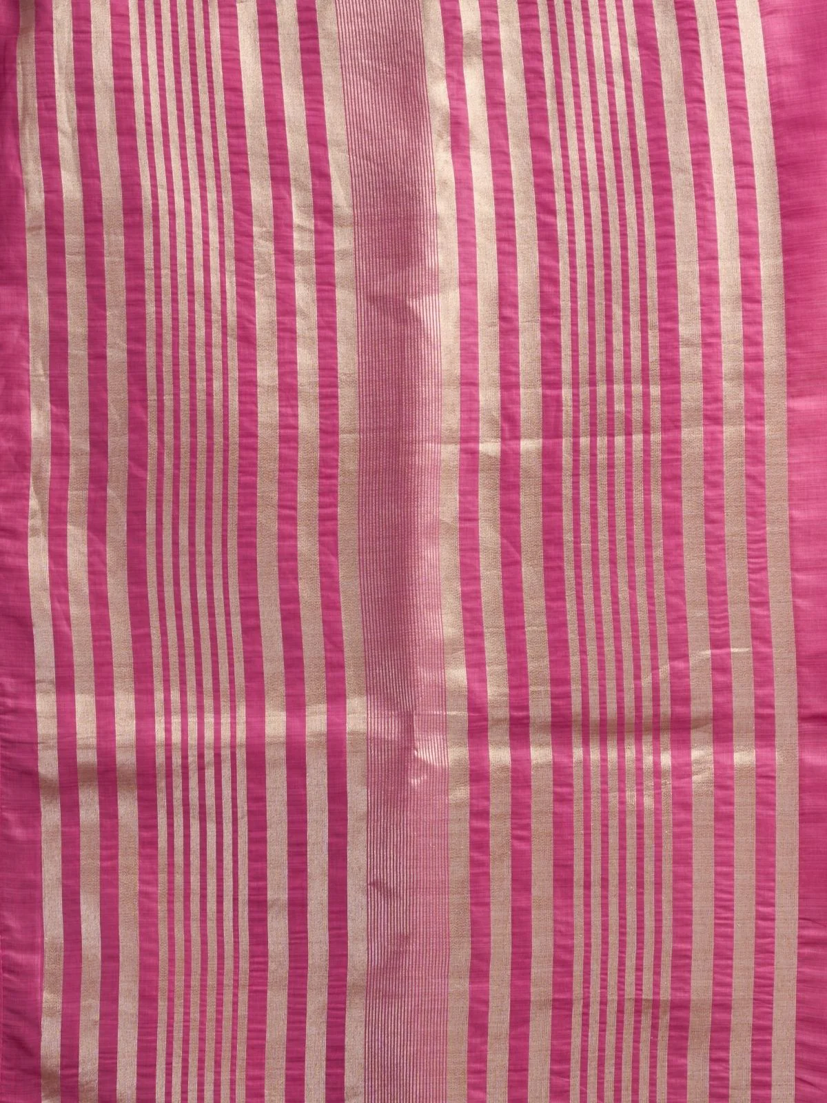 Odette Pink Cotton Blend Woven Saree For Women - Image 6