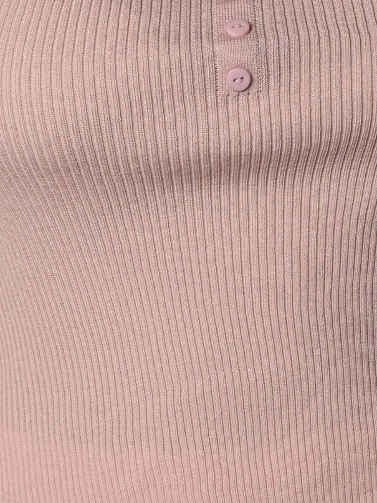 Odette Pink Cotton Rib Top For Women - Image 7
