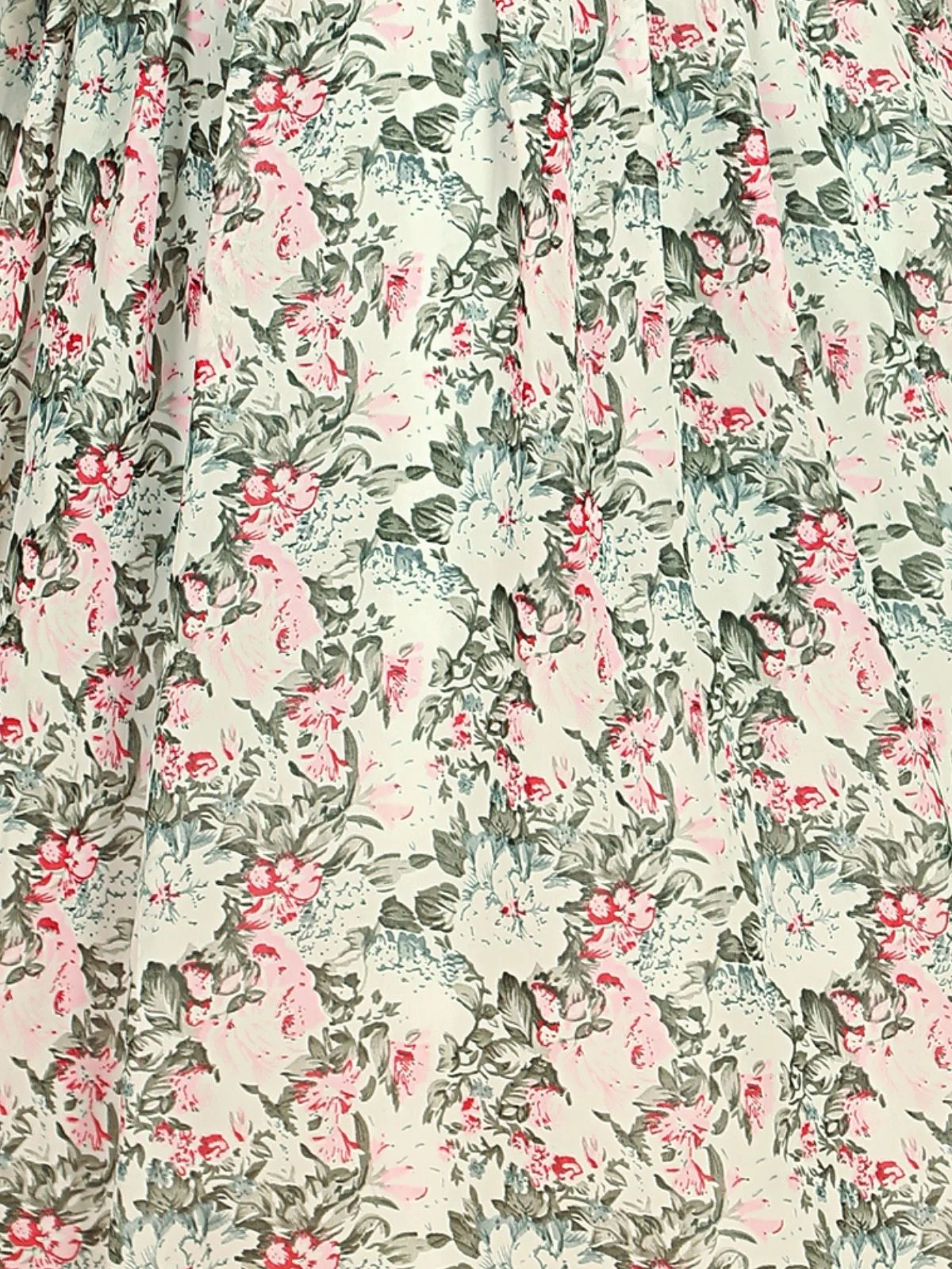 Odette Pink Georgette Printed Dress For Women - Image 6