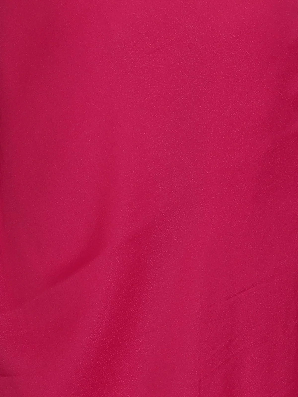 Odette Pink Georgette Solid Saree For Women - Image 5
