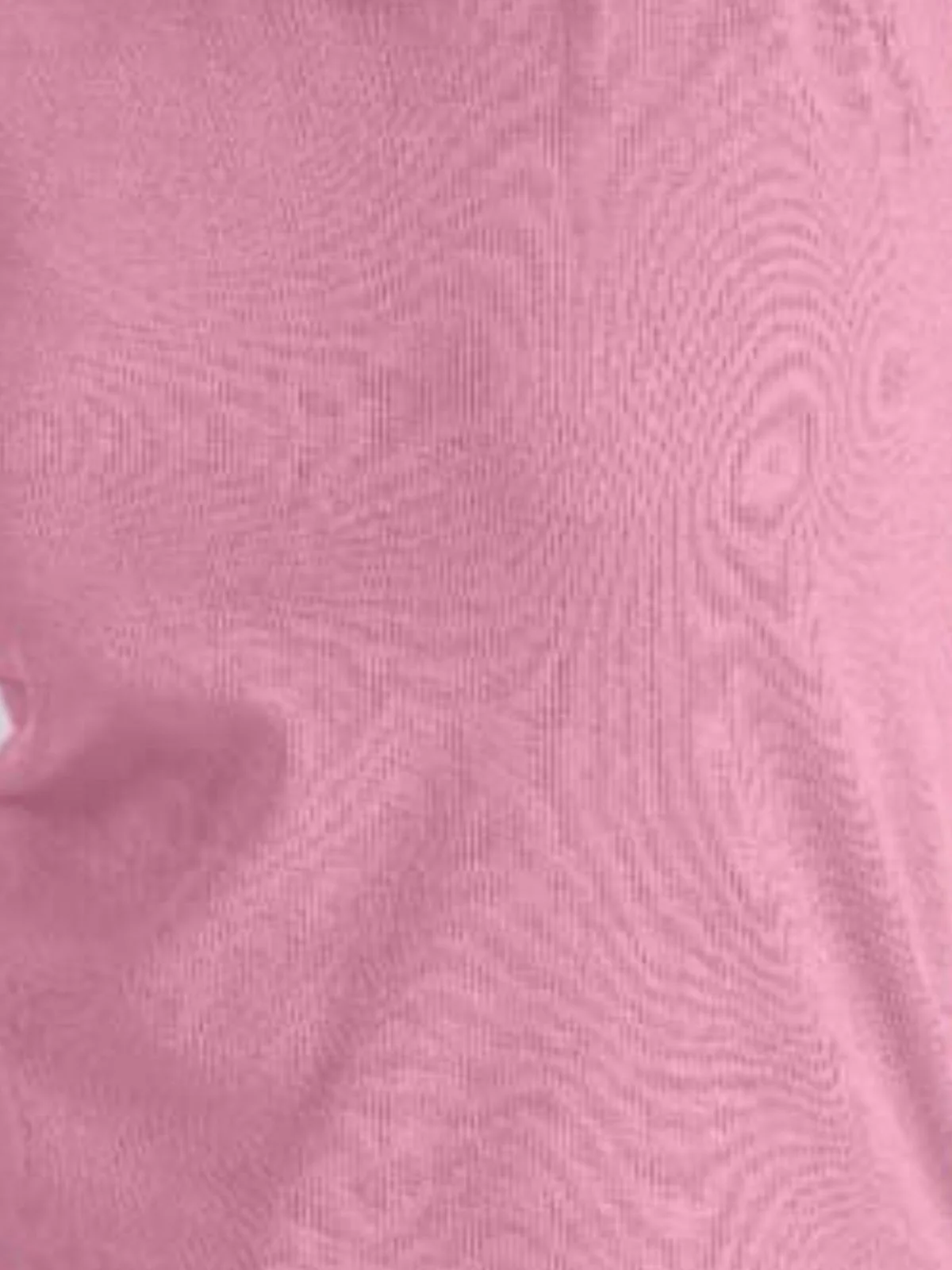 Odette Pink Knited Solid Top For Women - Image 4