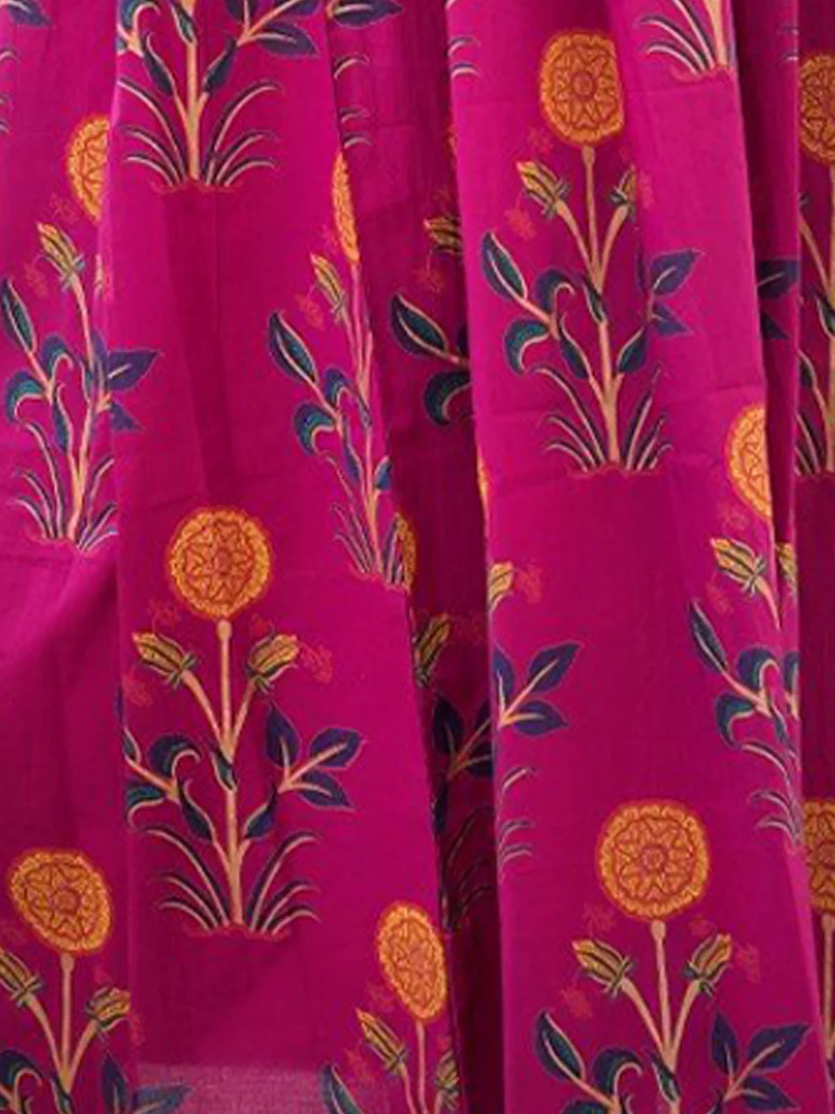Odette Pink Muslin Stitched Gown For Women - Image 4