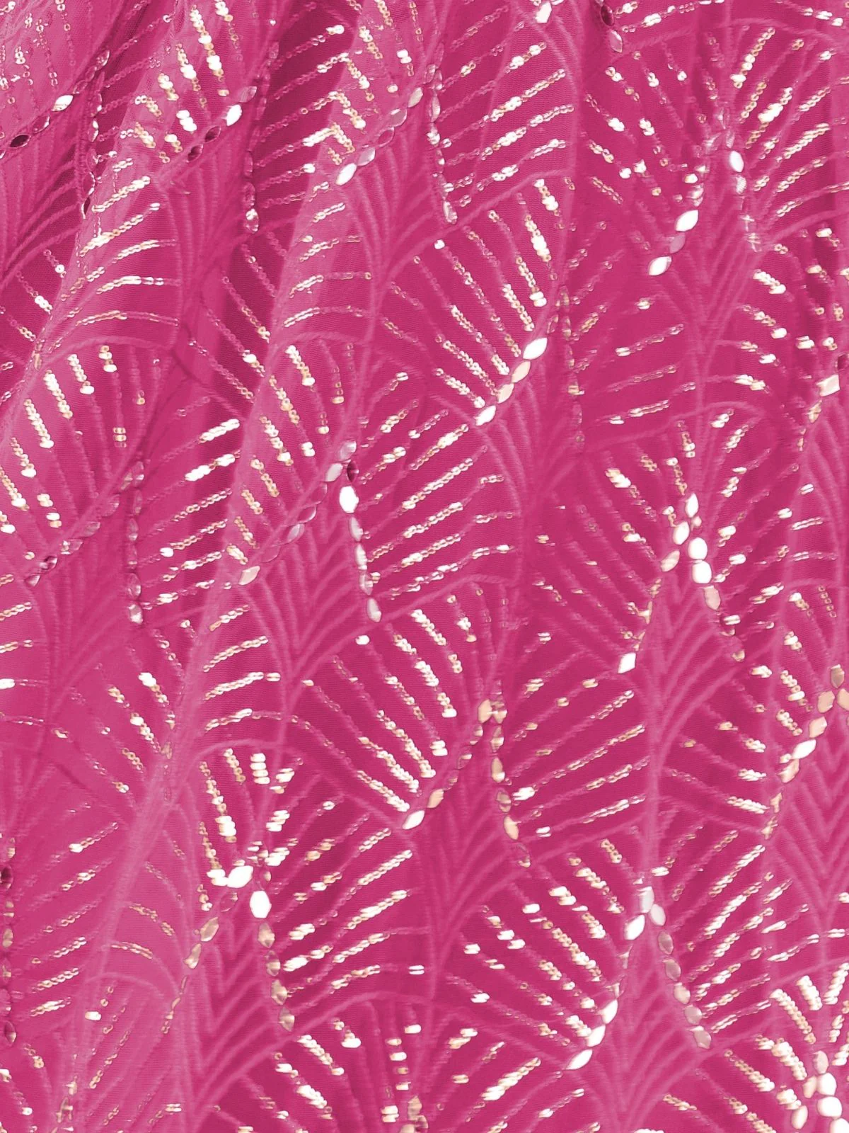 Odette Pink Net Embroidered Semi Stitched Lehenga For Women - Image 5