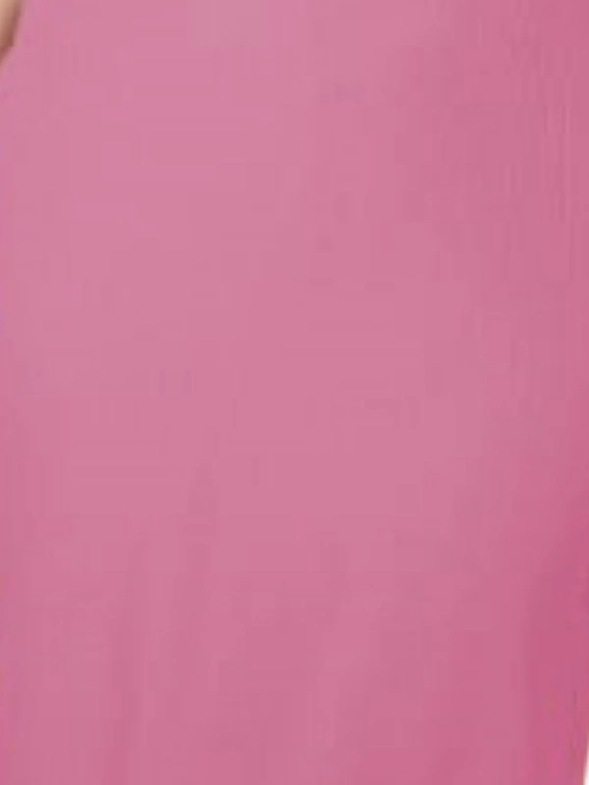 Odette Pink Ribbed Knit Solid Dresses For Women - Image 4