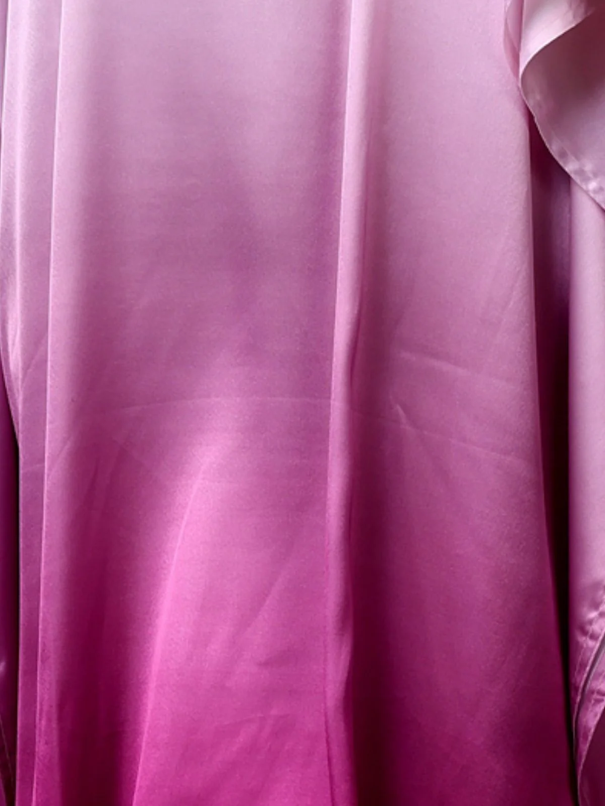 Odette Pink Satin Printed Kaftan For Women - Image 5