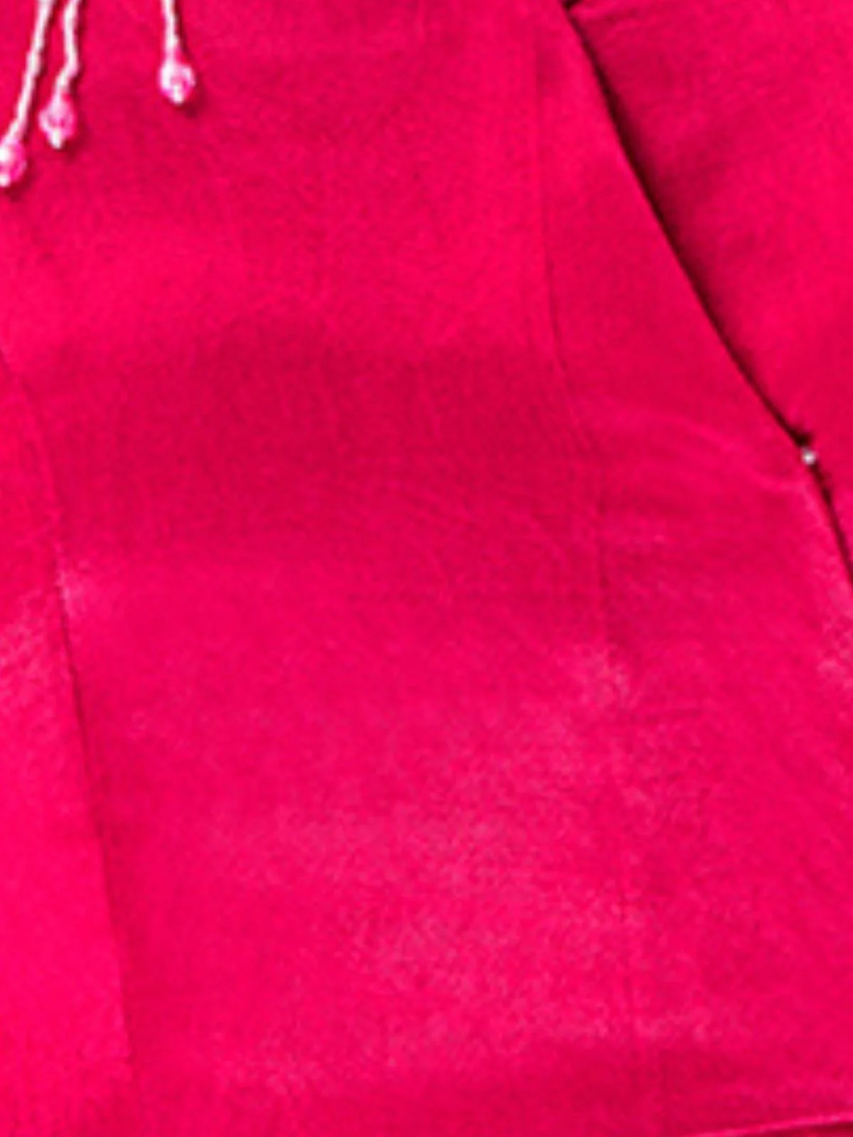 Odette Pink Silk Blend Embroidered Top For Women - Image 5