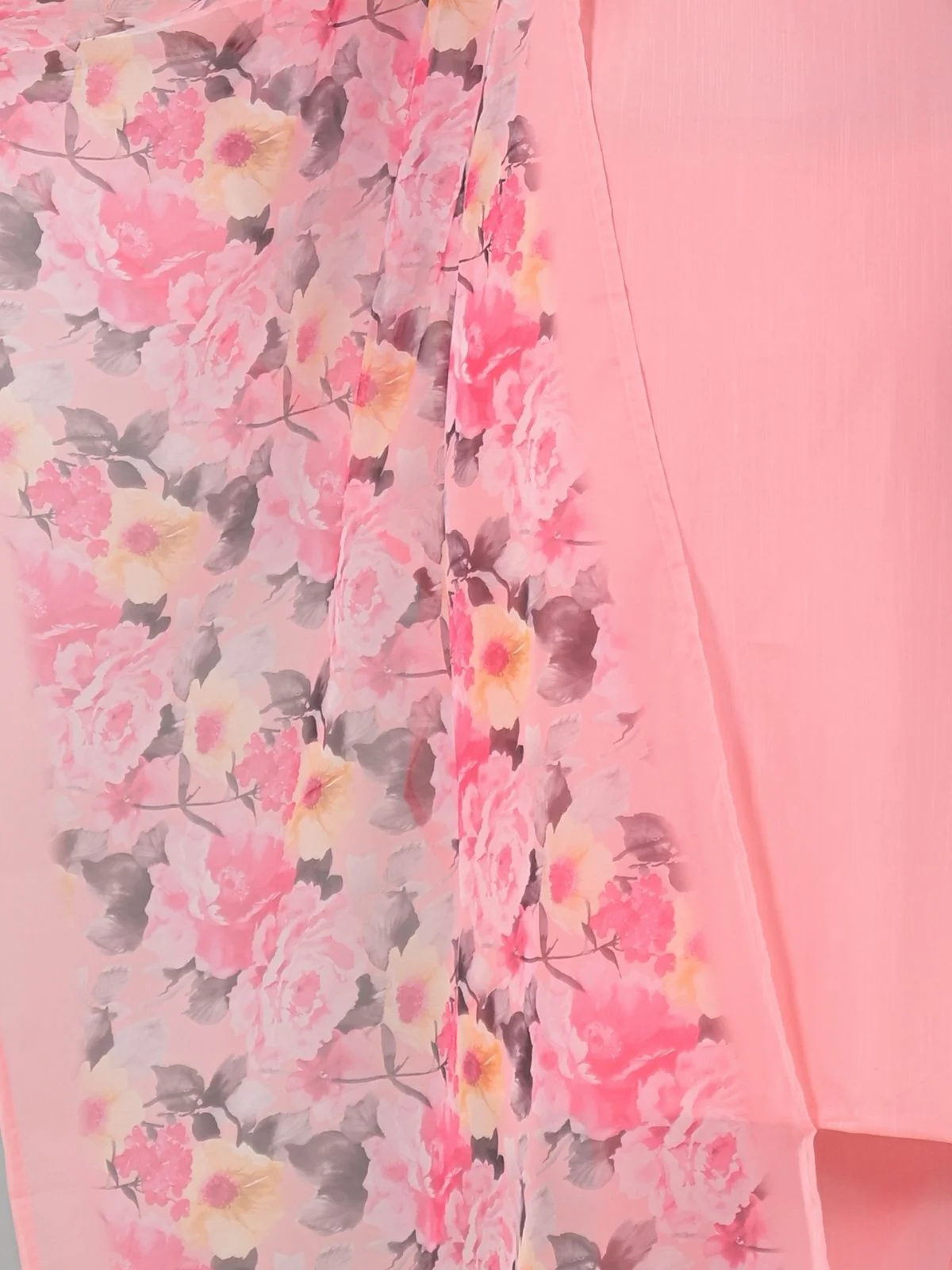 Odette Pink Viscose Rayon Embroidered Stitched Kurta Set For Women - Image 6