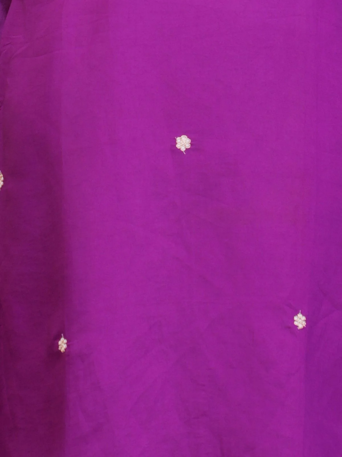 Odette Purple Viscose Embroidered Stitched Kurta Set For Women - Image 6