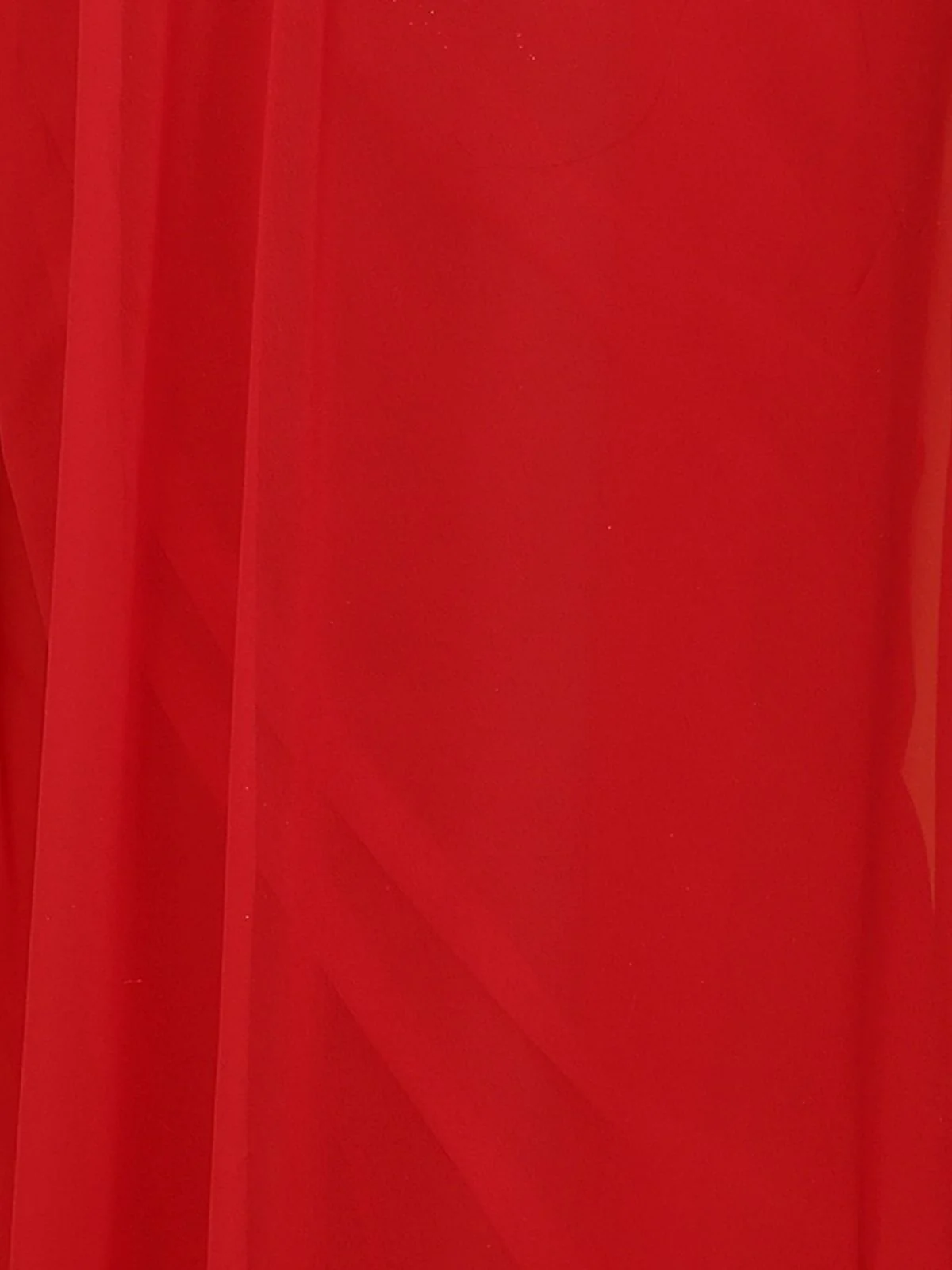Odette Red Georgette Printed Saree For Women - Image 5