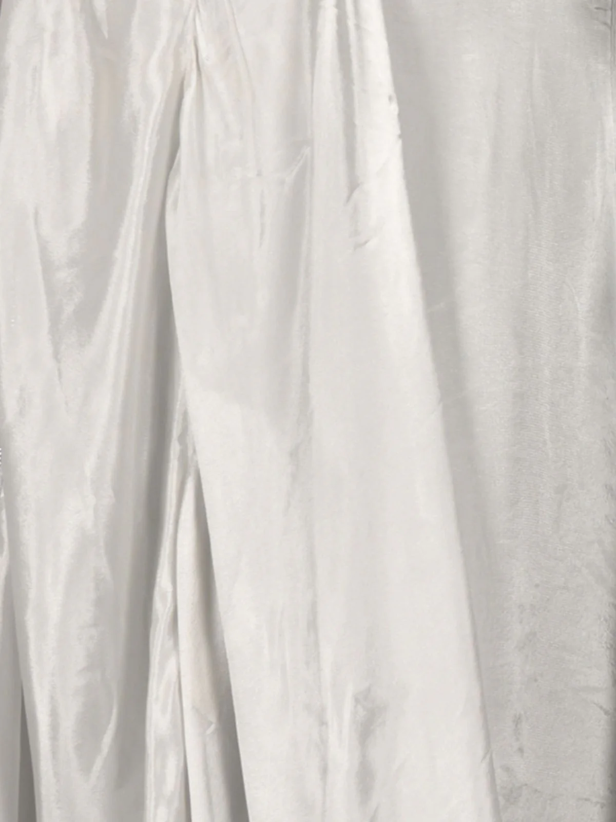 Odette Silver A-Line Patterned Indo Western Dress For Women - Image 5