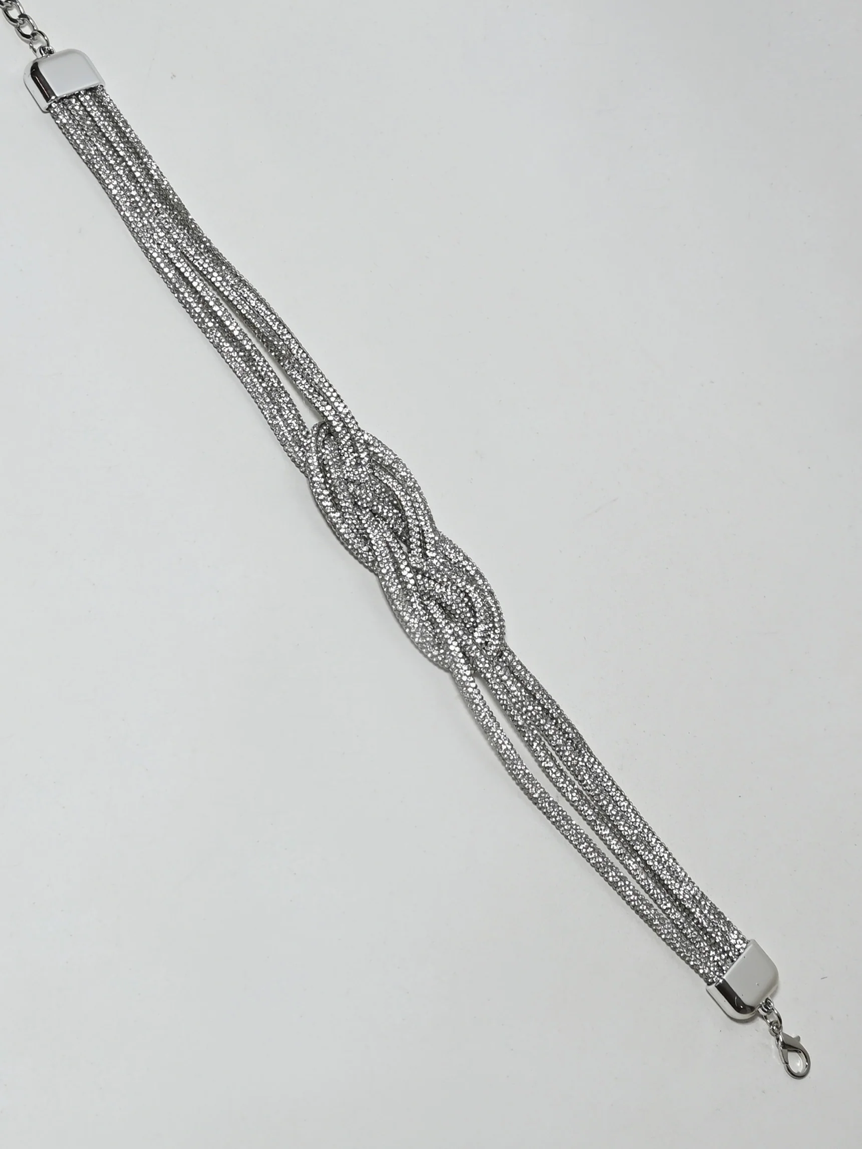 Odette Silver Alloy Stone Belt For Women - Image 2