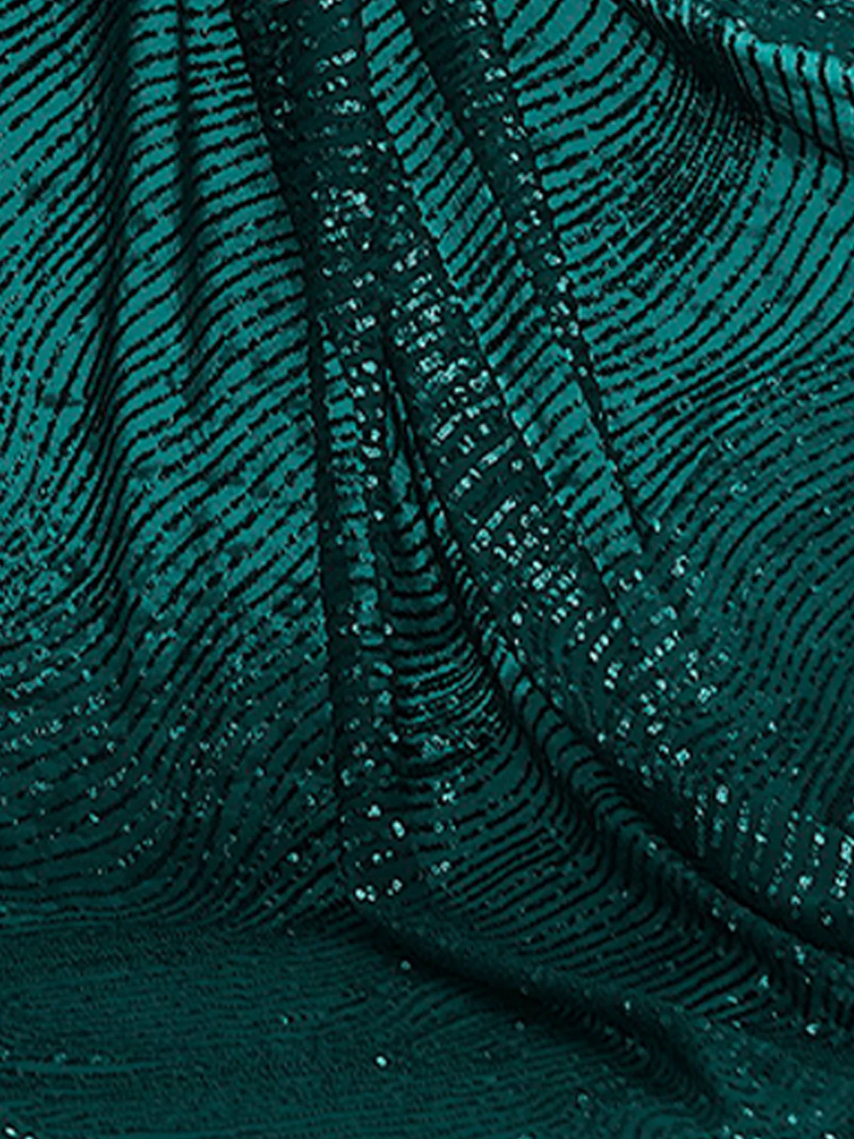Odette Green Georgette Embellished  Saree with Unstitched Blouse For Women - Image 3