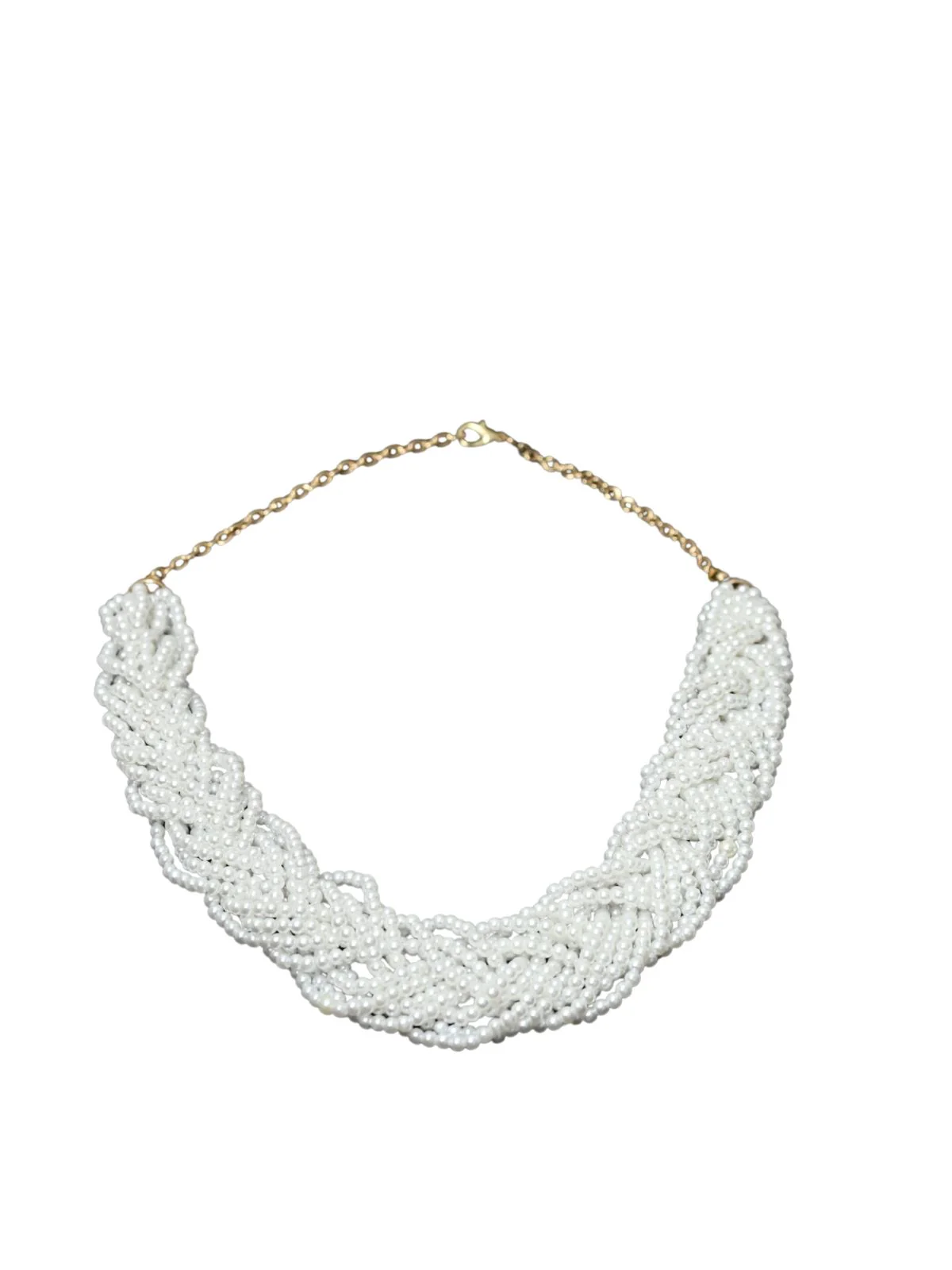 Odette White Alloy Embellished Neckpiece For Women - Image 5