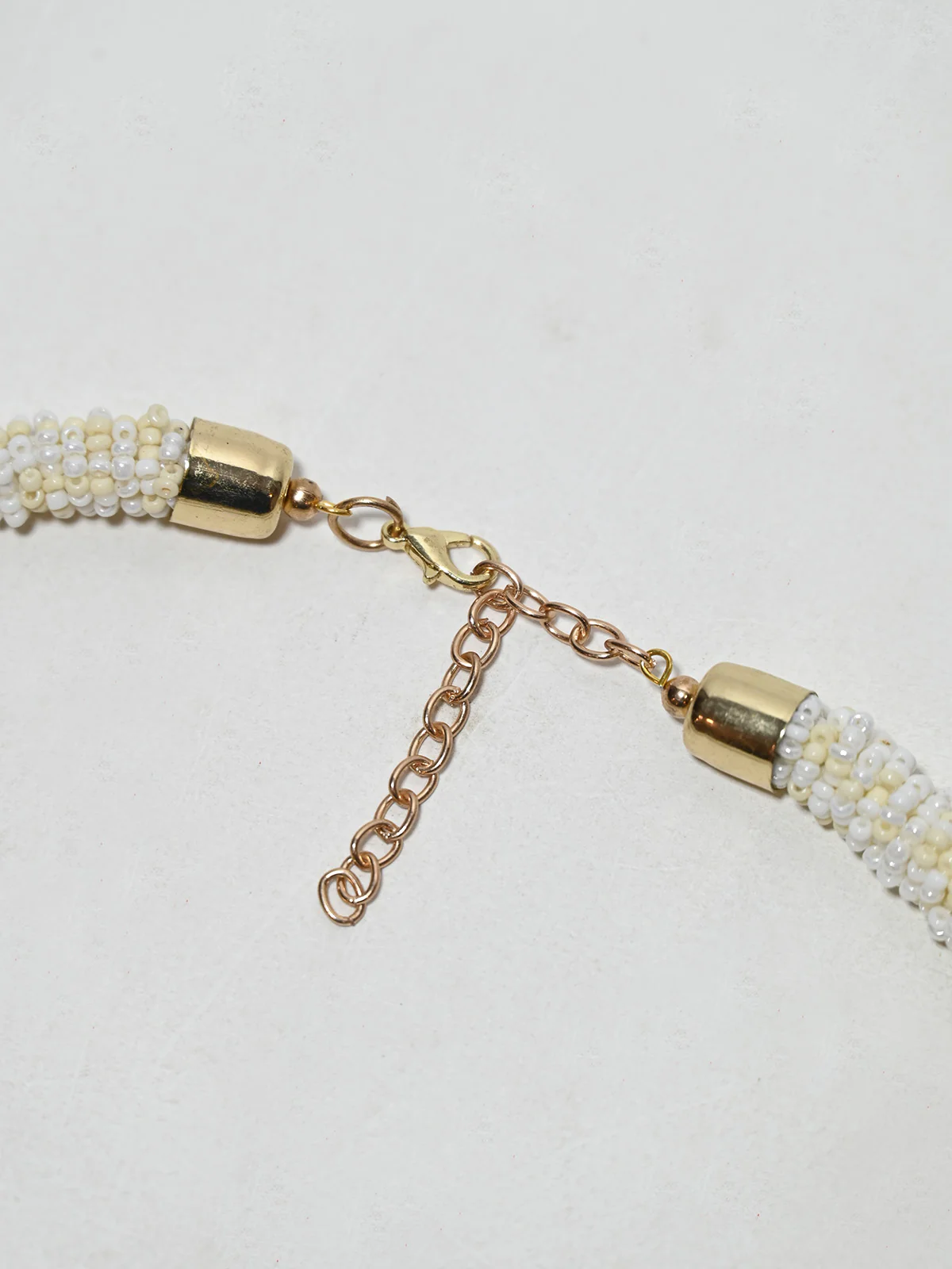 Odette White Alloy Pearl Neckpiece For Women - Image 5