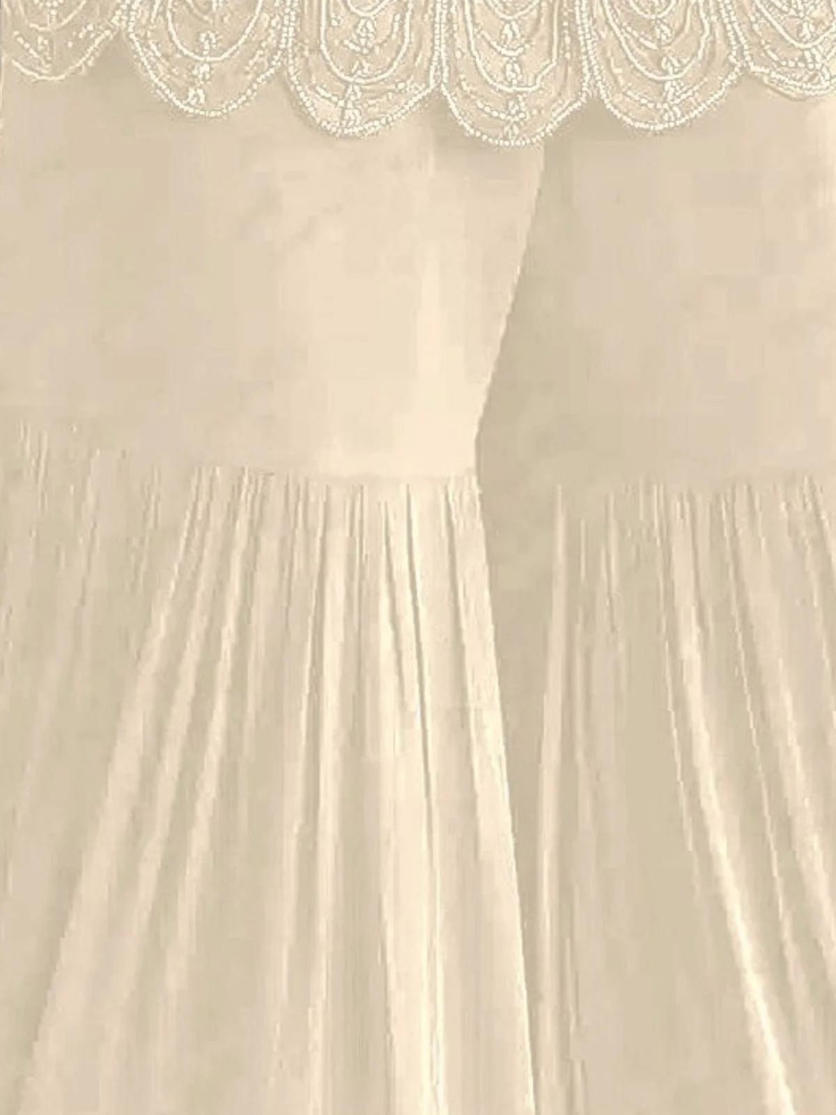 Odette White Georgette Embroidered Semi-Sitched Kurta Set For Women - Image 3
