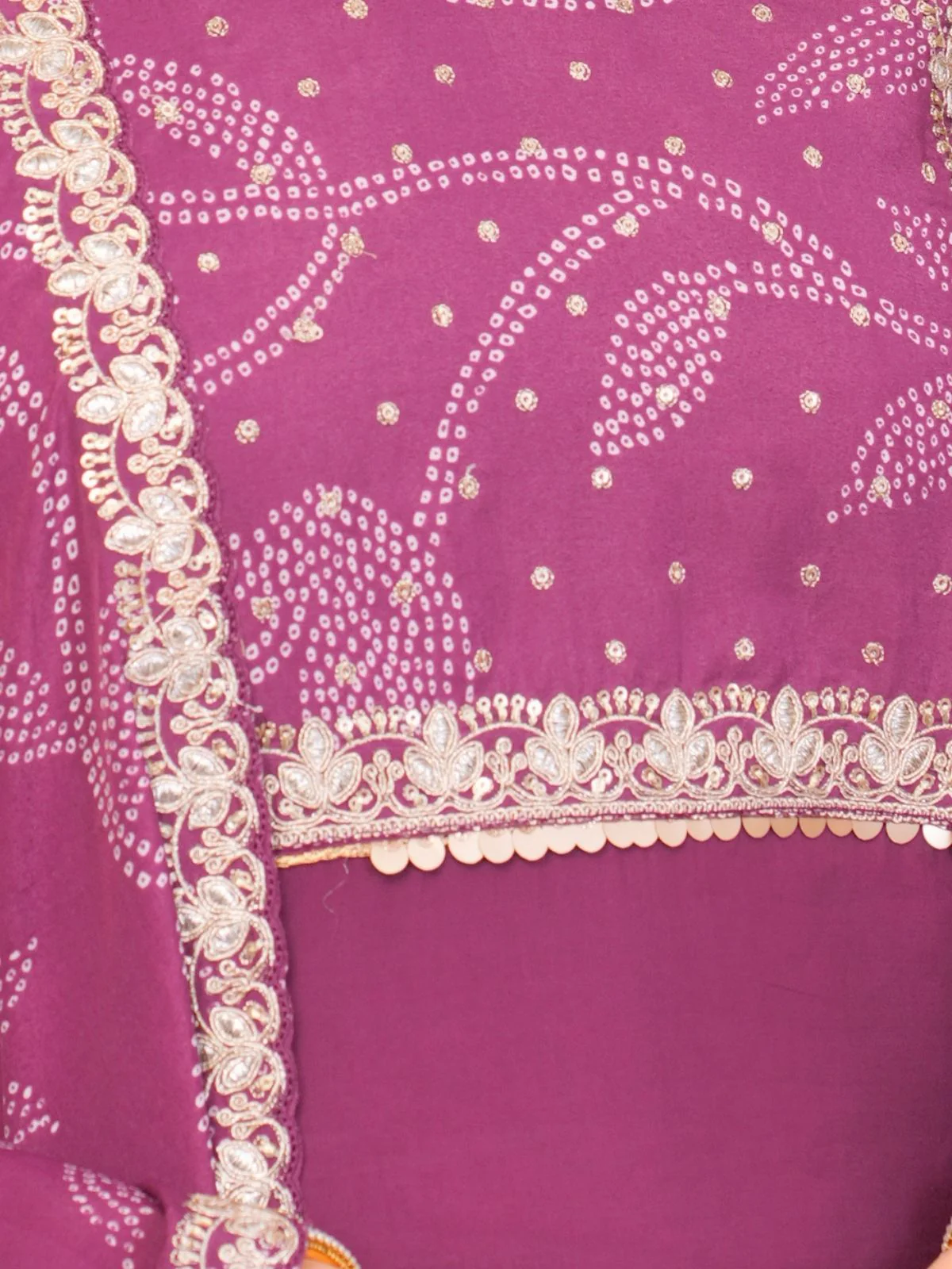Odette Wine Viscose Embroidered Stitched Kurta Set For Women - Image 6