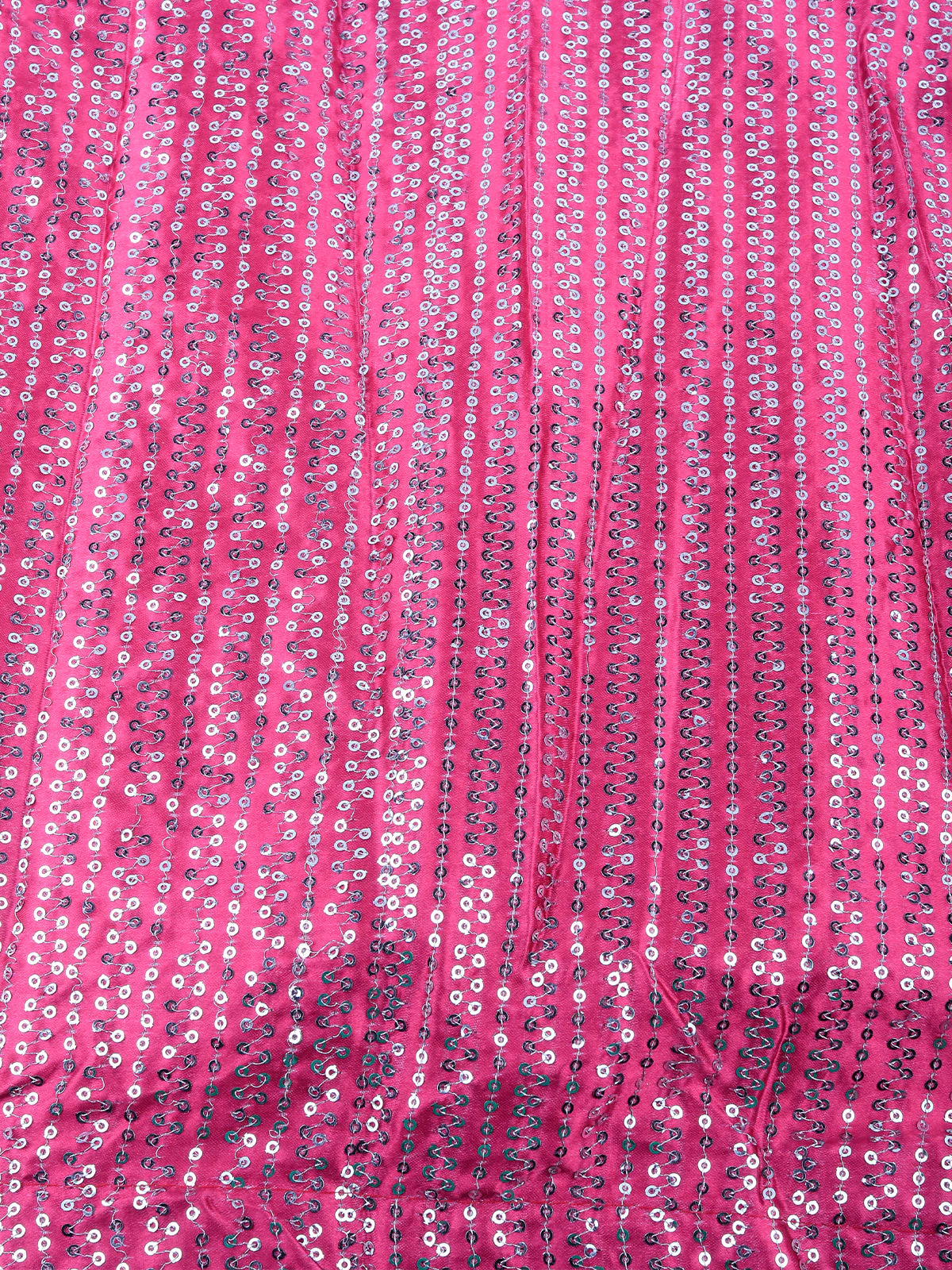Odette Women Pink Sequence Semi Stitched Lehenga With Unstitched Blouse - Image 6