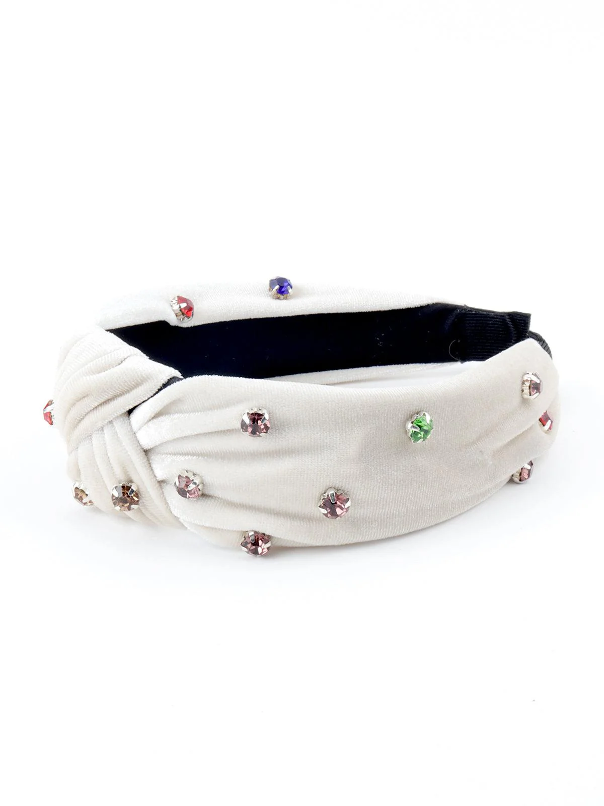 Odette Women Off-White Sparkling Hairband - Image 5