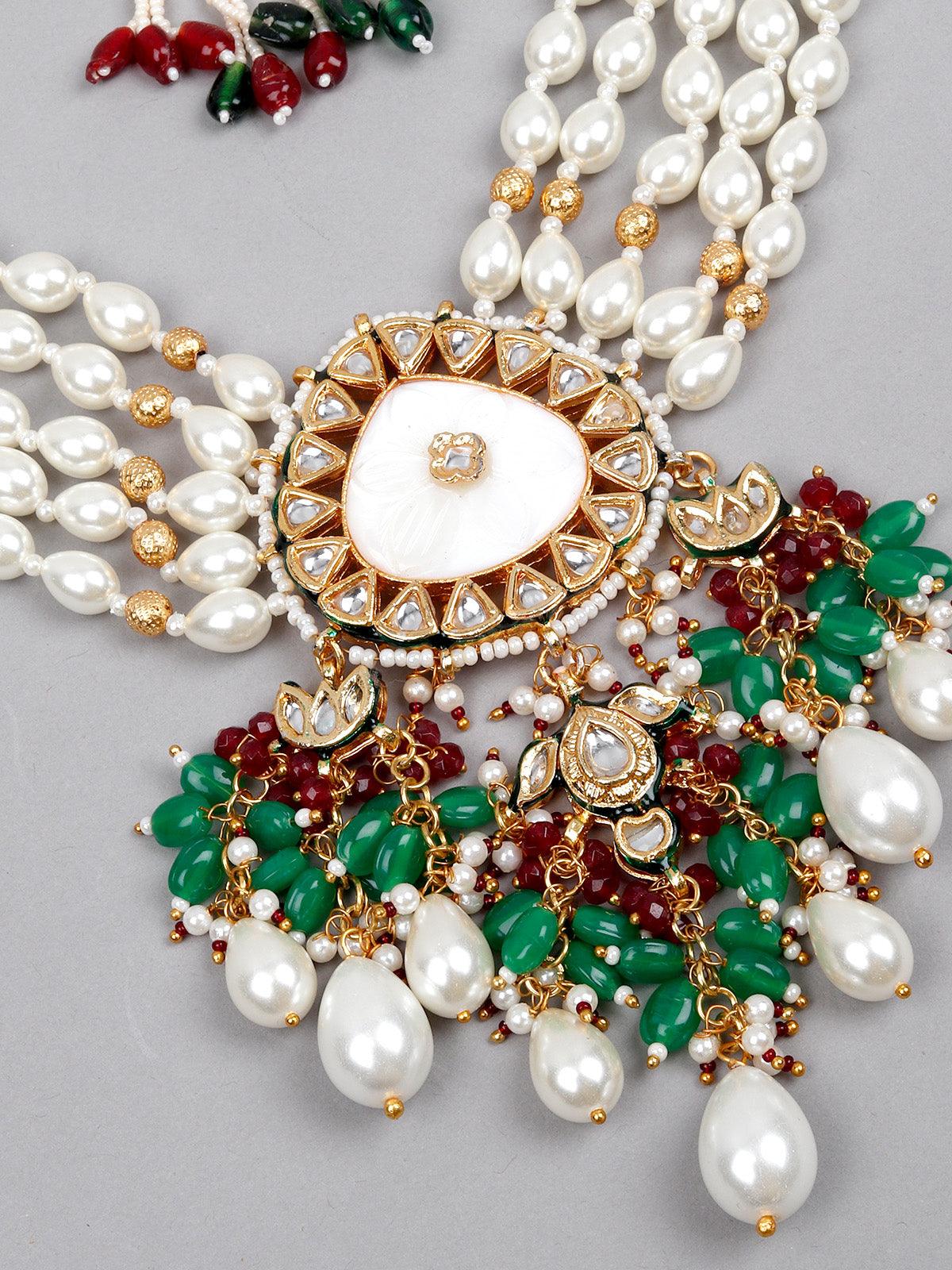 Odette Women Opulant Rani Choker Set - Image 4