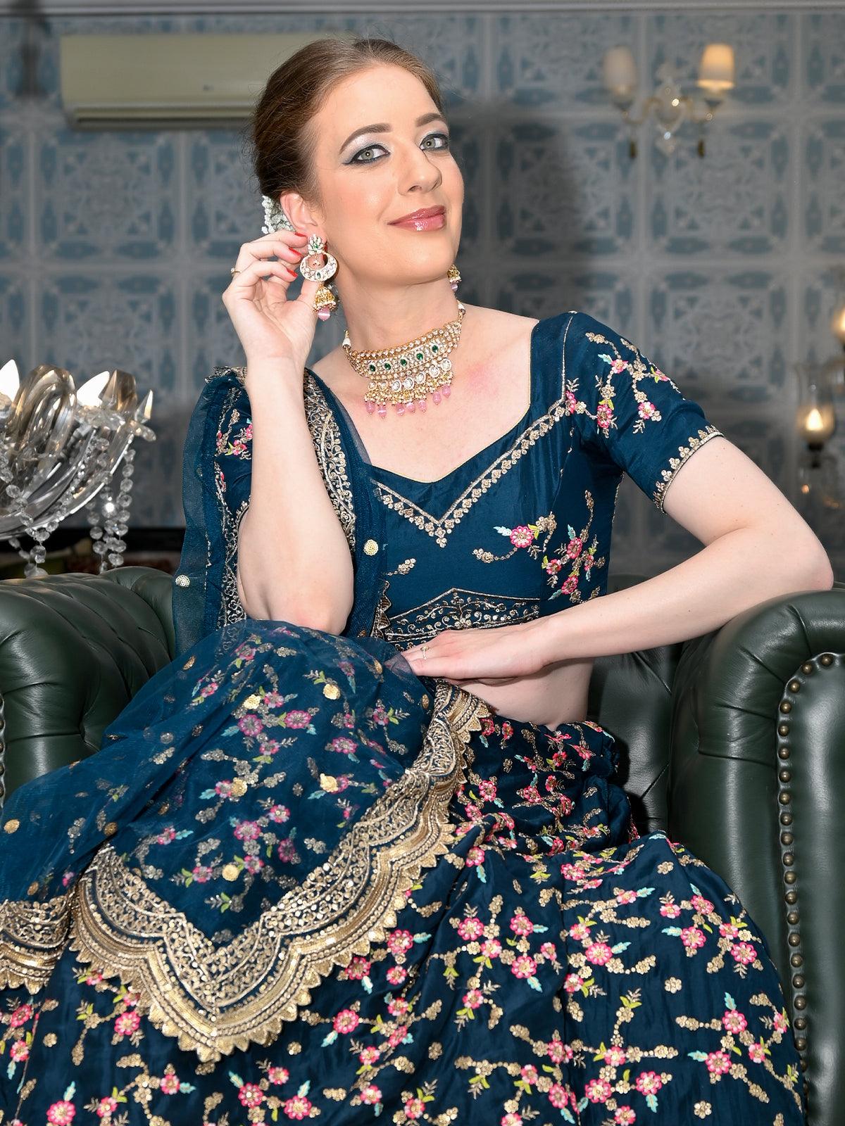 Odette Women Opulant Rani Choker Set - Image 2